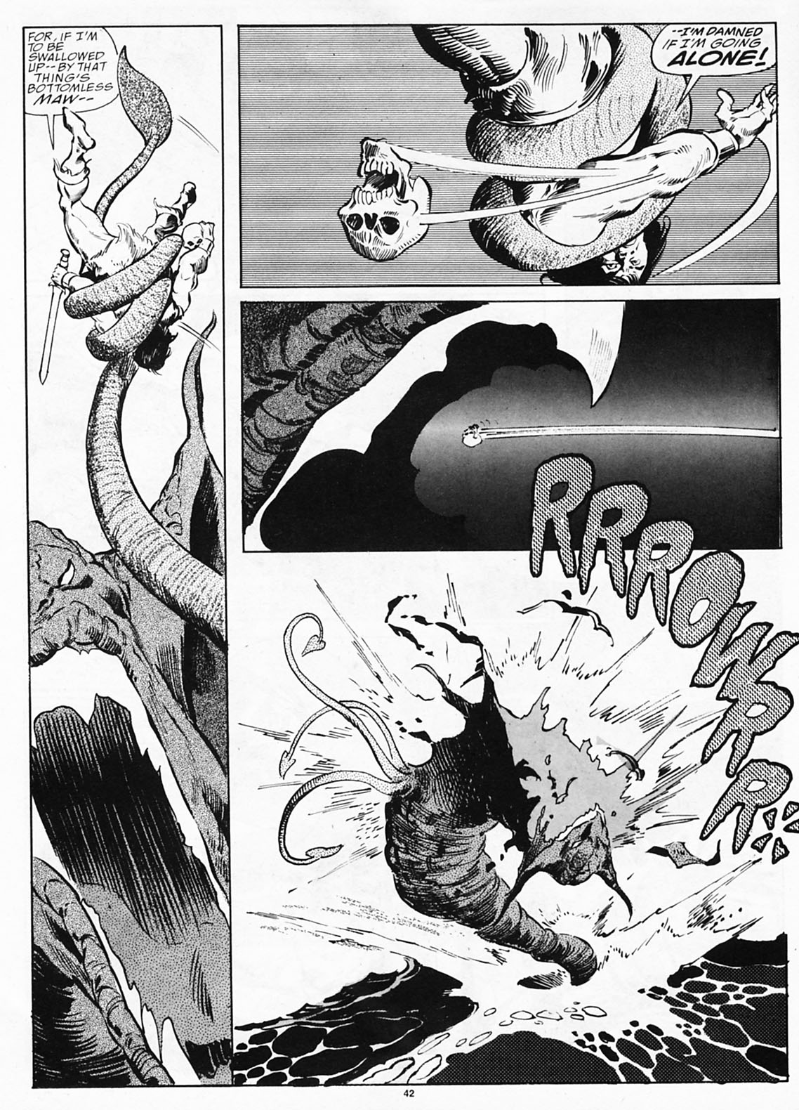 Read online The Savage Sword Of Conan comic -  Issue #190 - 44