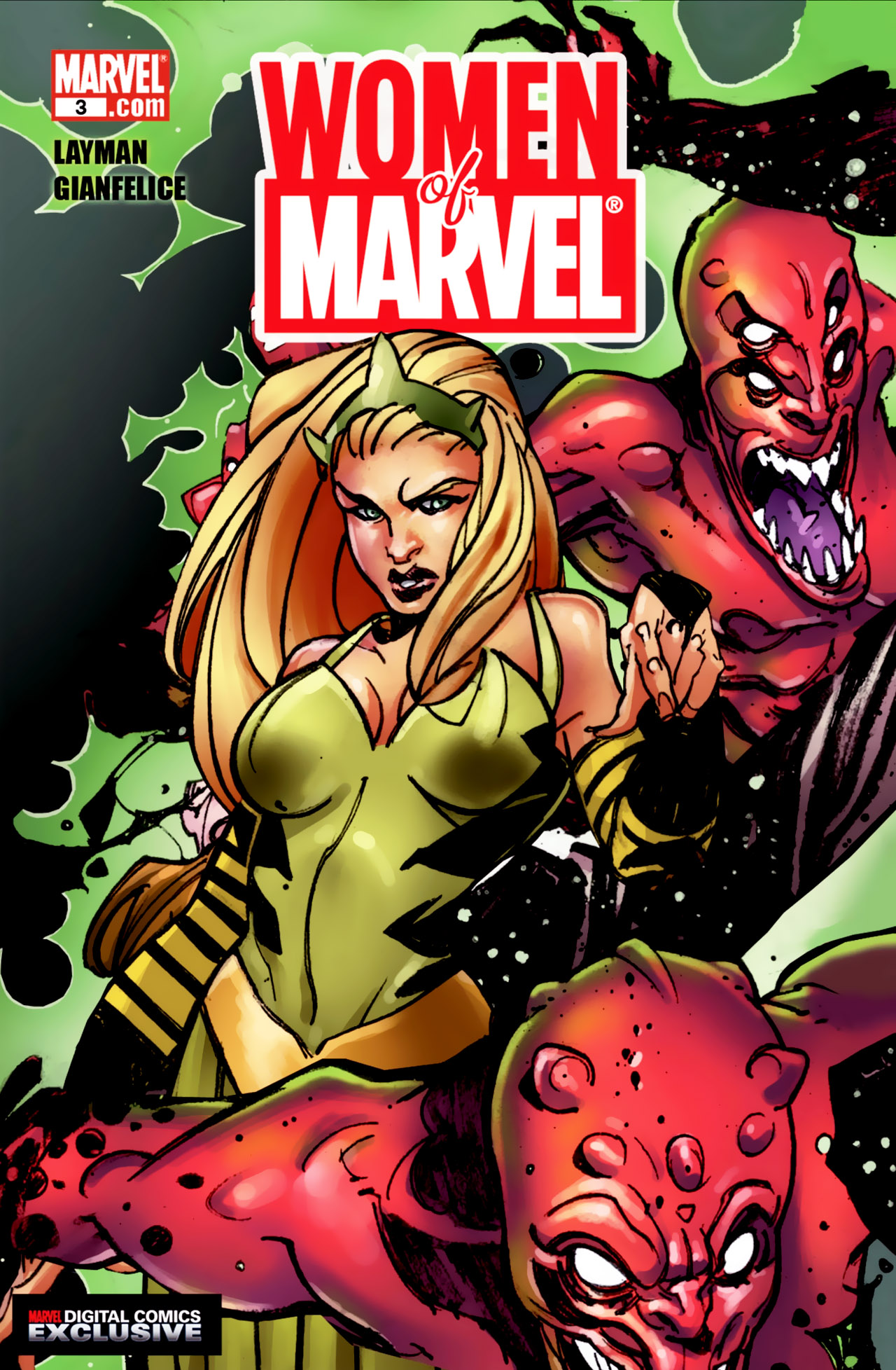 Read online Women of Marvel Digital comic -  Issue #3 - 1