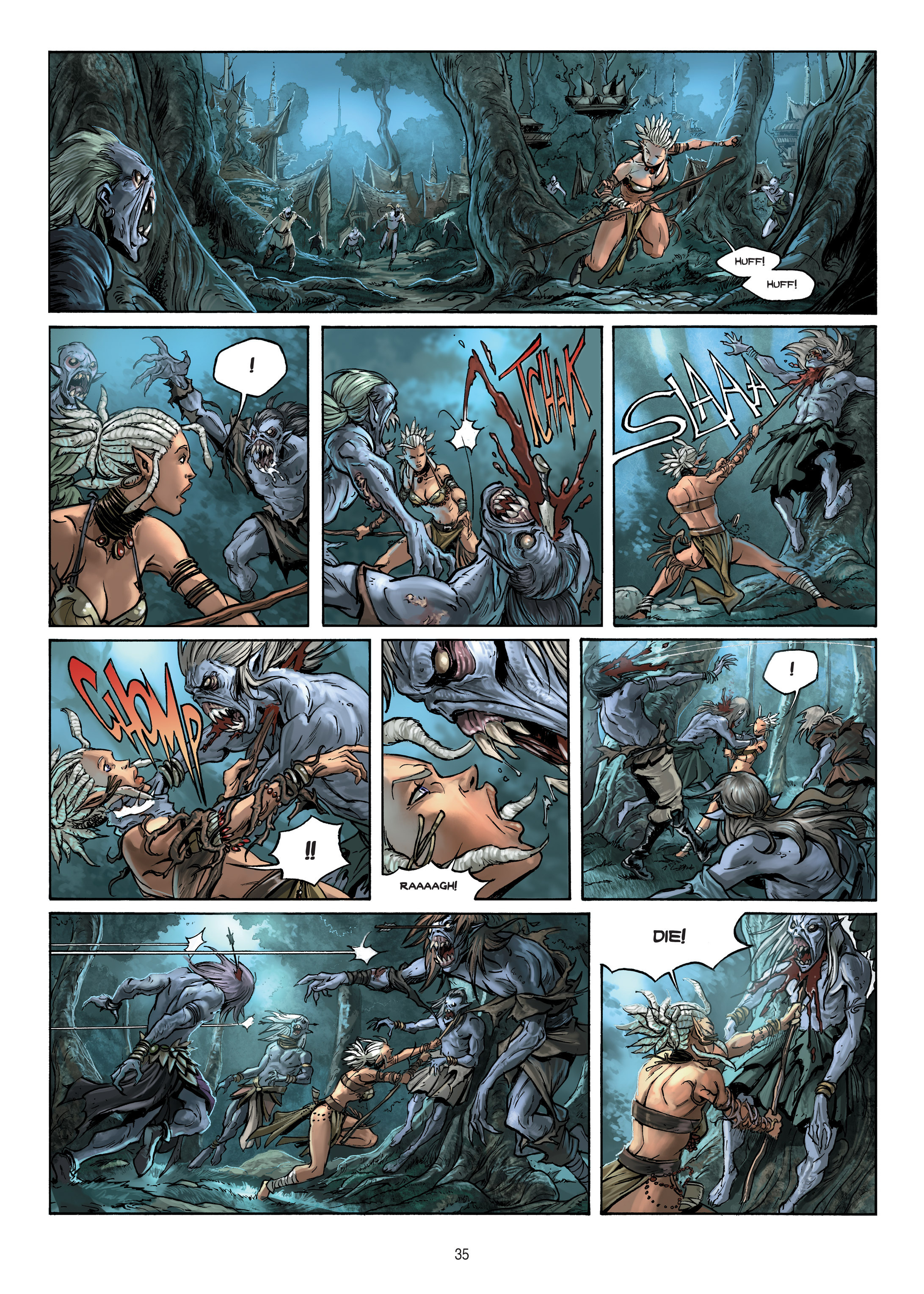 Read online Elves comic -  Issue #12 - 35