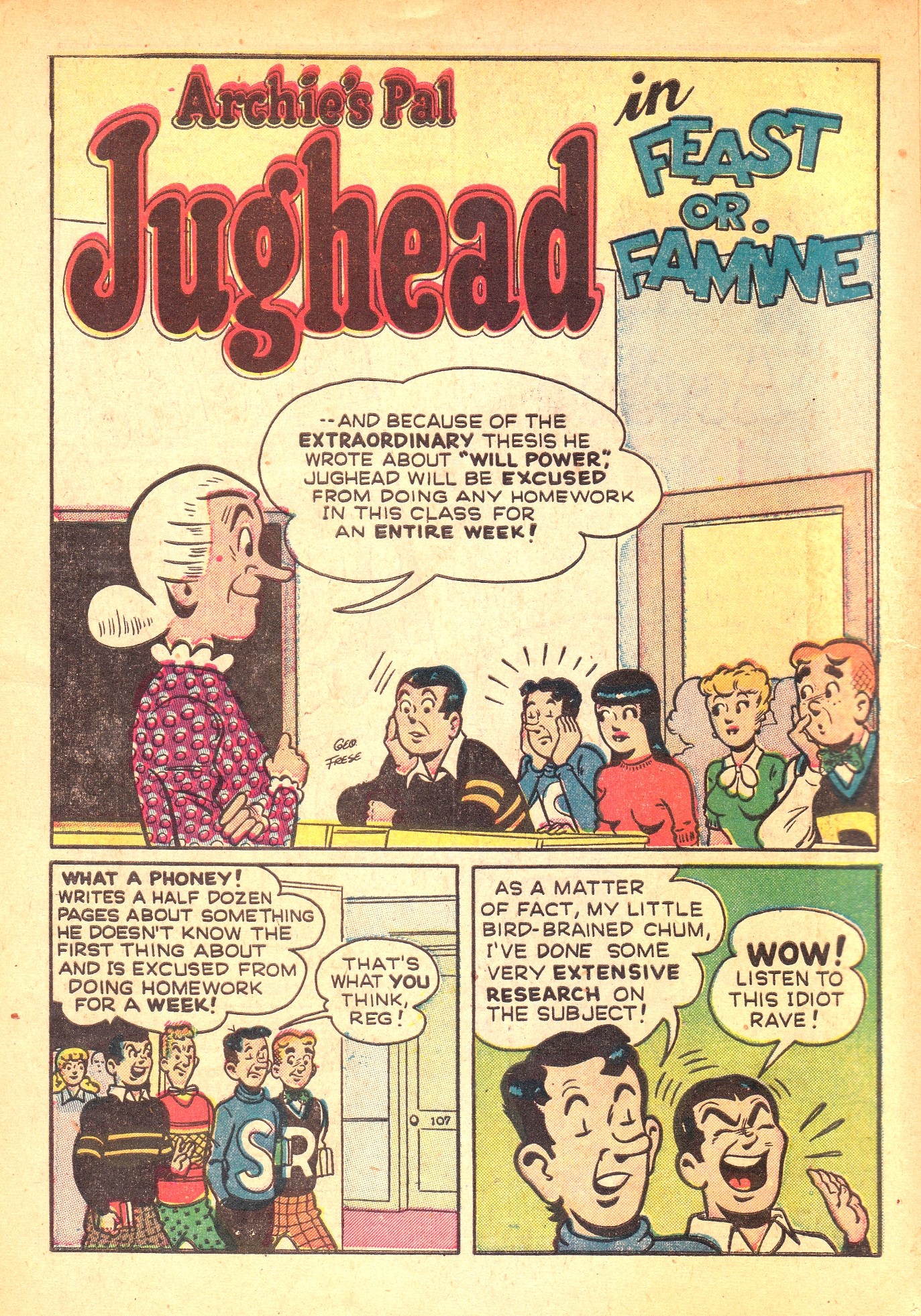 Read online Archie's Pal Jughead comic -  Issue #6 - 10