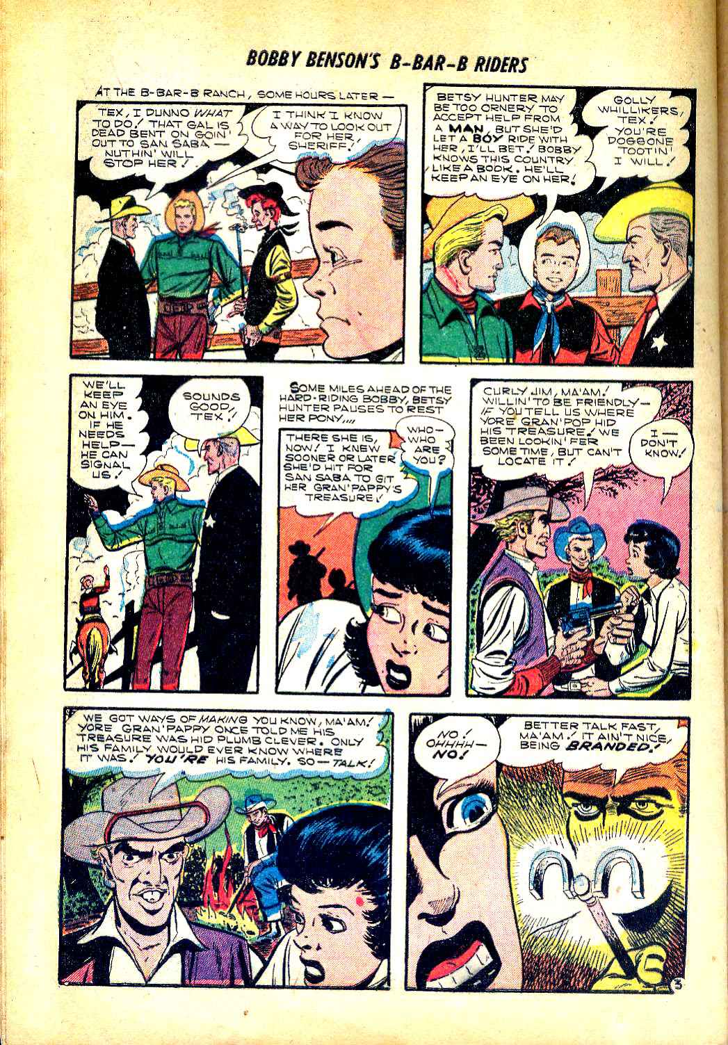 Read online Bobby Benson's B-Bar-B Riders comic -  Issue #18 - 28