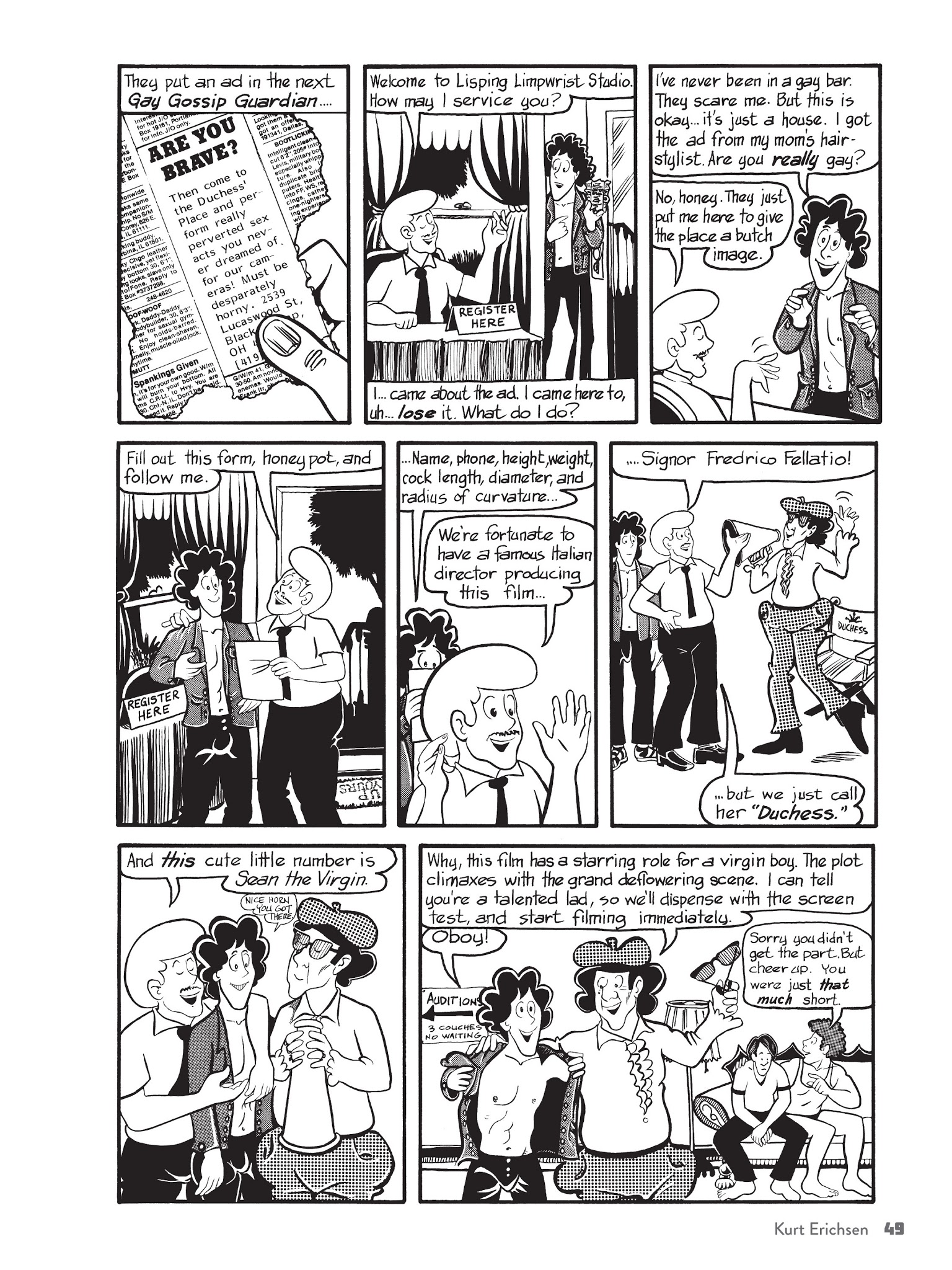 Read online No Straight Lines: Four Decades of Queer Comics comic -  Issue # TPB - 63