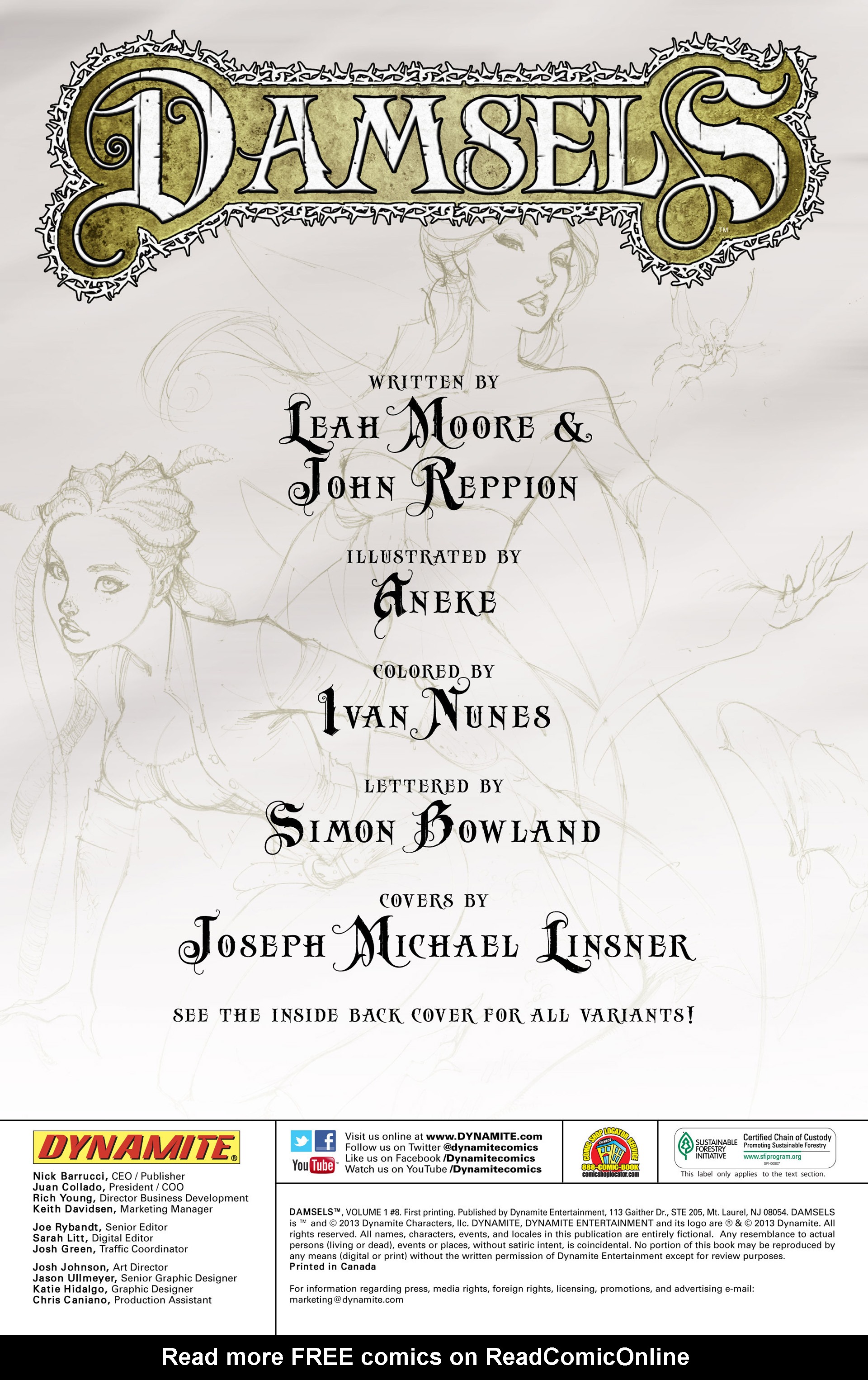 Read online Damsels comic -  Issue #8 - 2