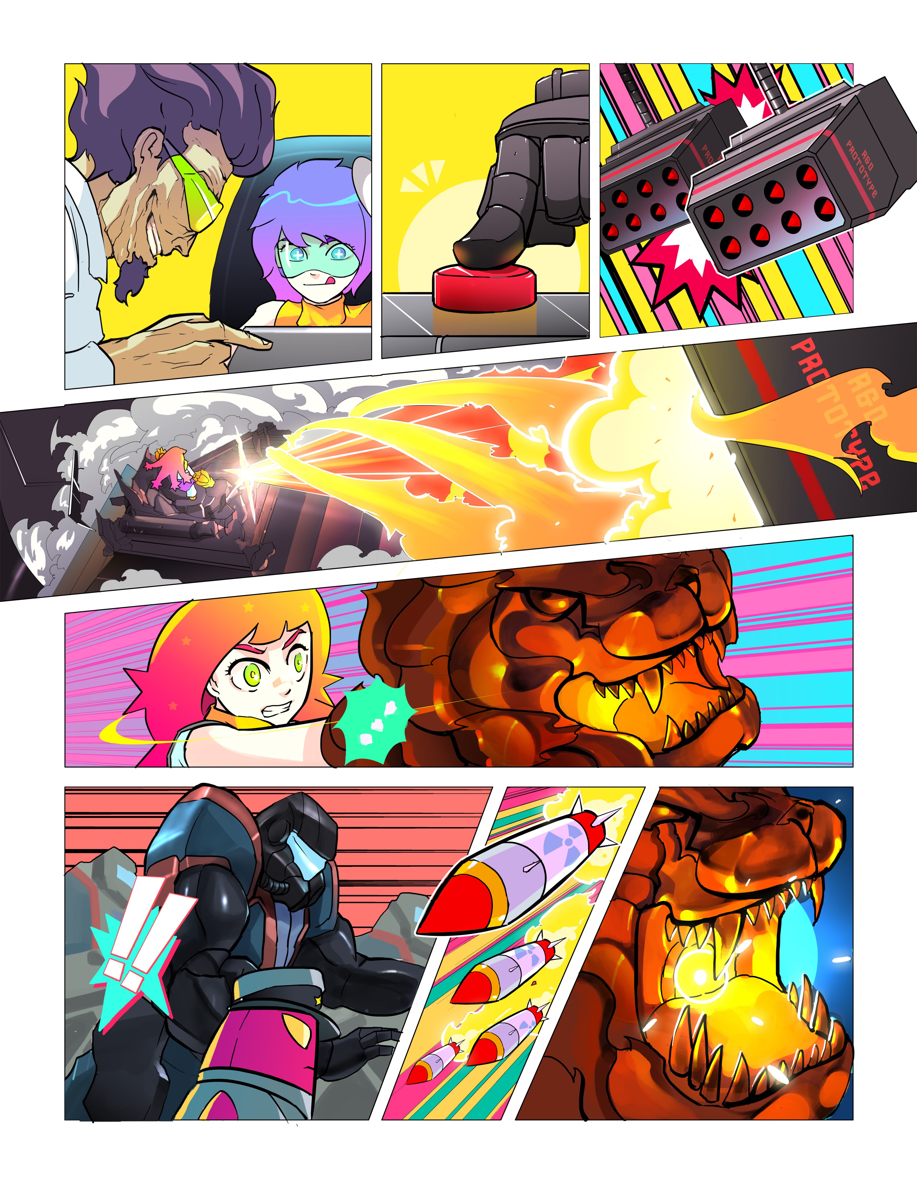 Read online Starpunch Girl comic -  Issue #5 - 17