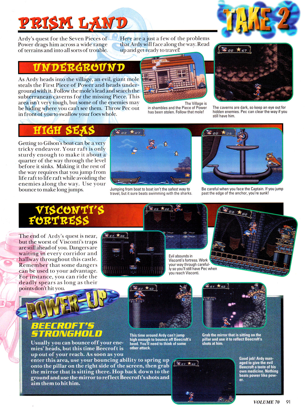 Read online Nintendo Power comic -  Issue #70 - 98