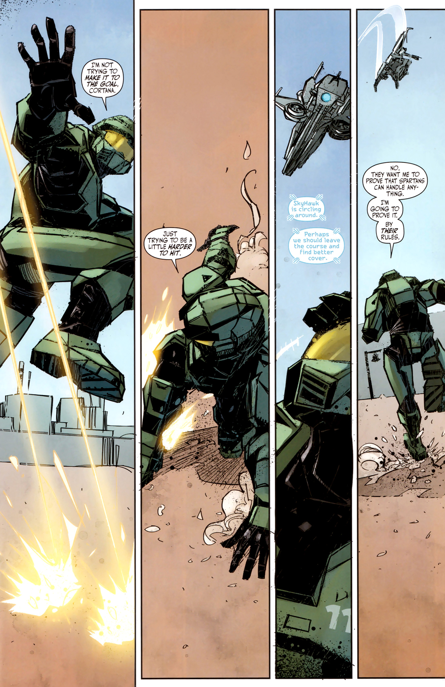 Read online Halo: Fall Of Reach - Invasion comic -  Issue #2 - 5