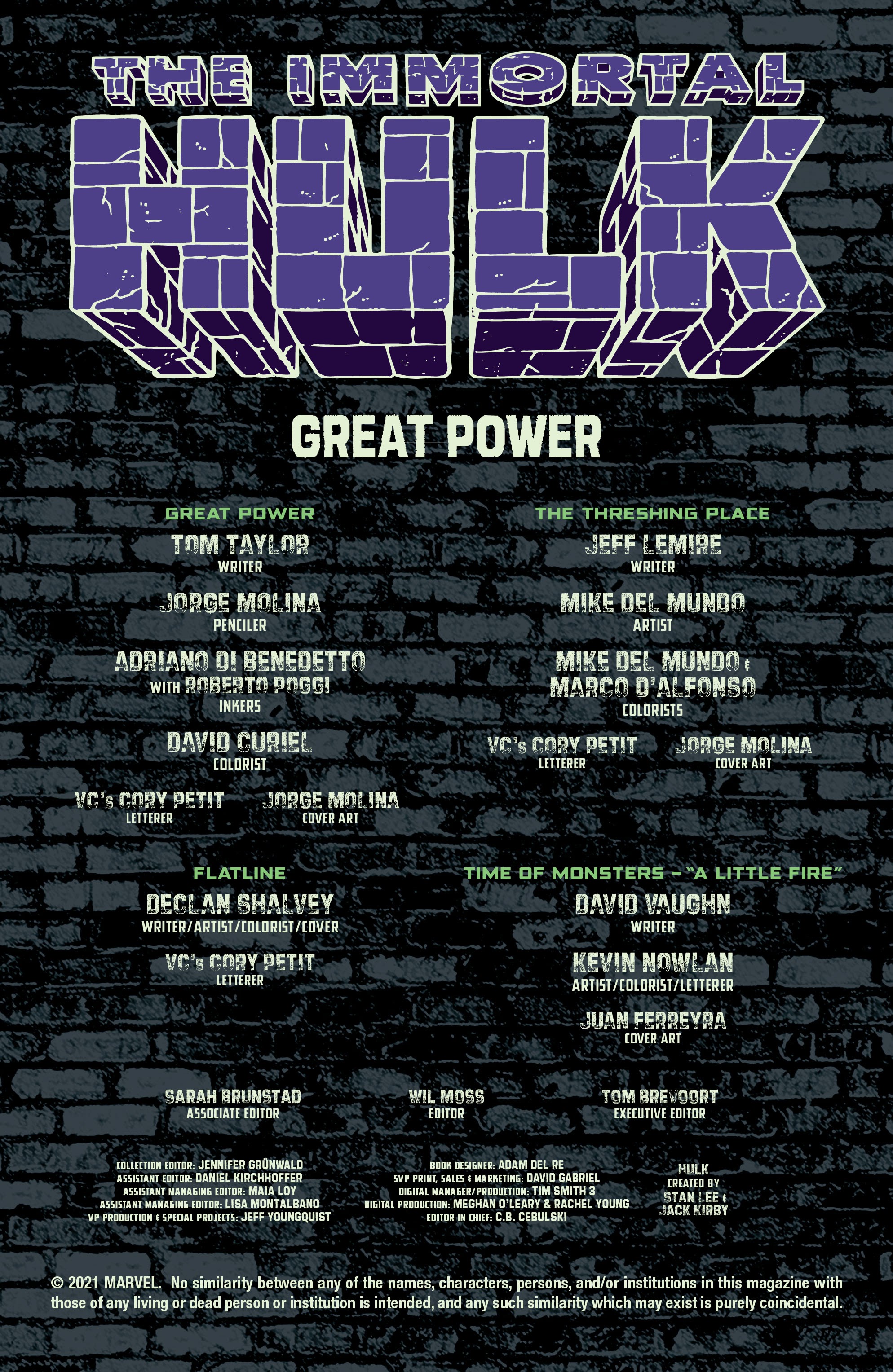 Read online Immortal Hulk: Great Power (2021) comic -  Issue # TPB - 2