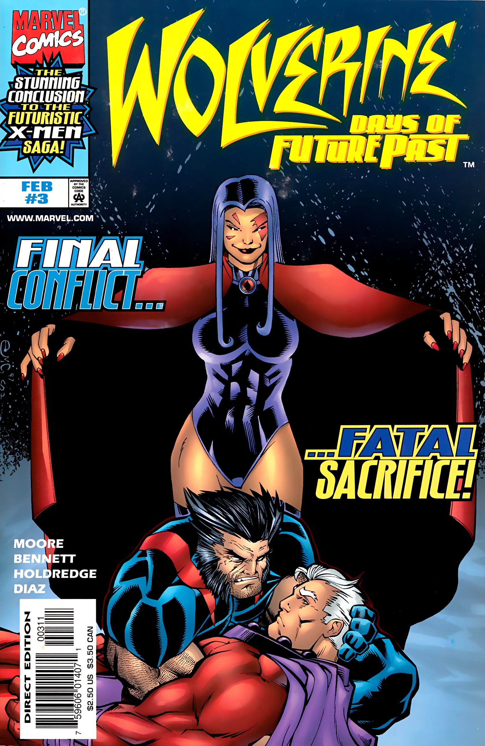 Read online Wolverine: Days of Future Past comic -  Issue #3 - 1