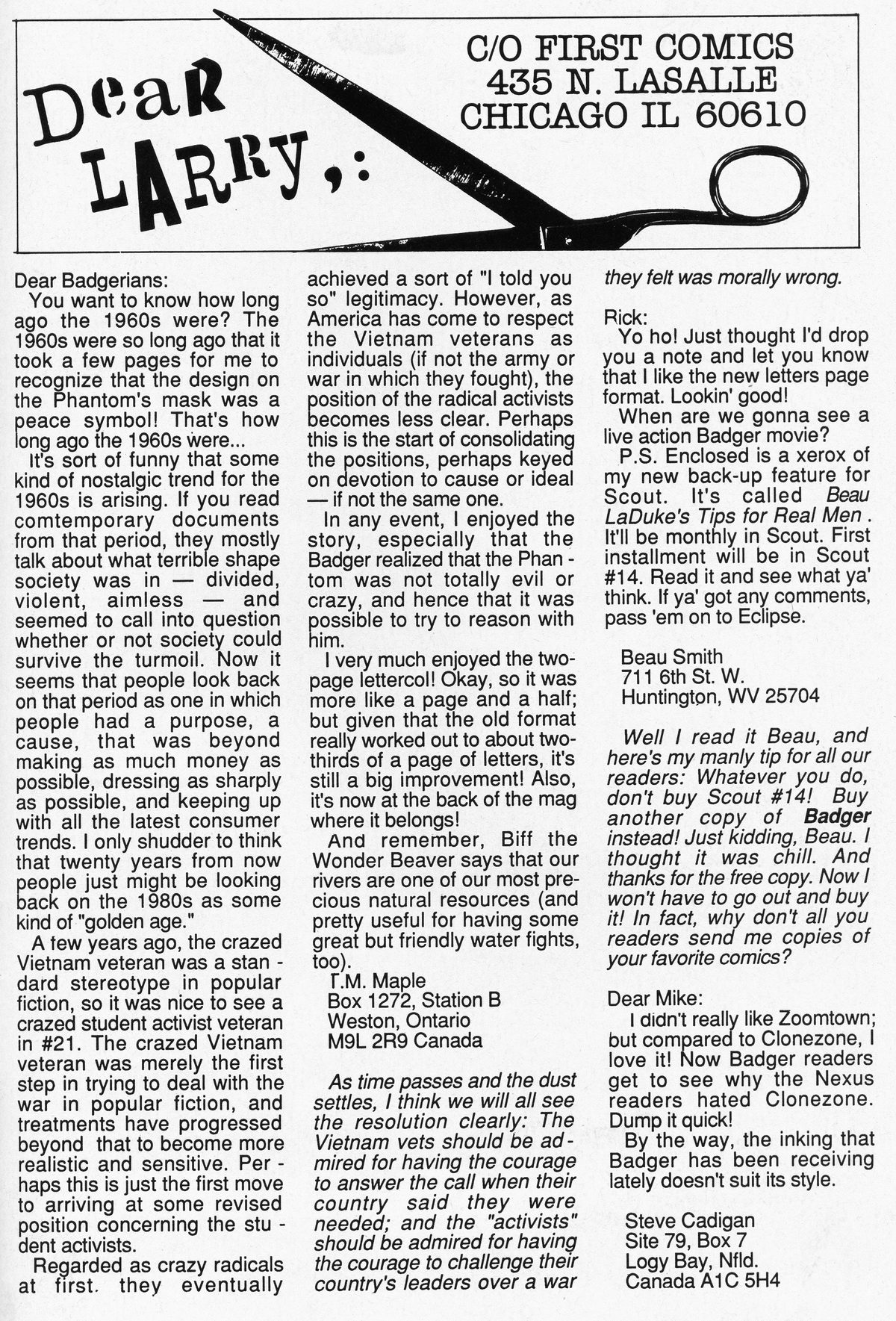 Read online The Badger comic -  Issue #25 - 33