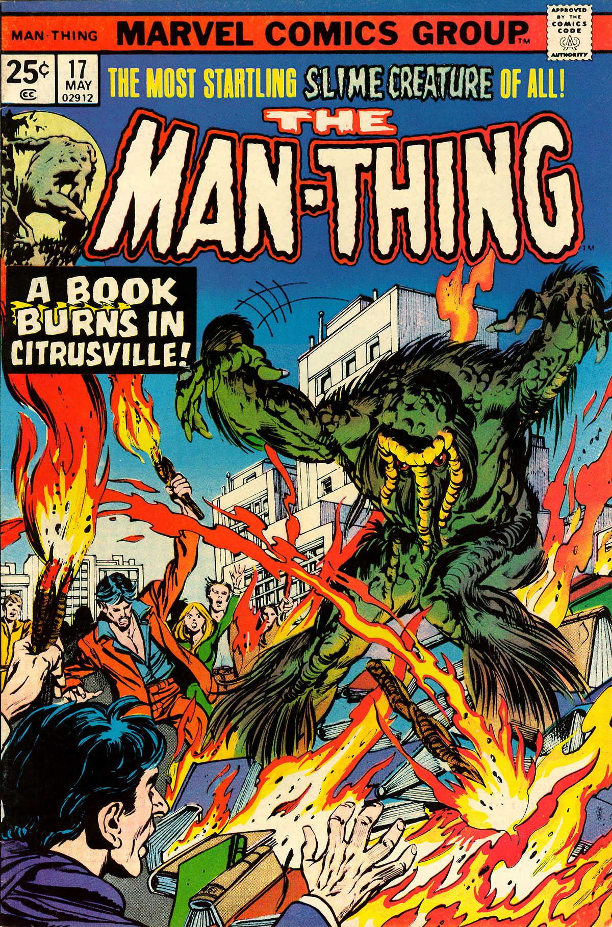 Read online Man-Thing (1974) comic -  Issue #17 - 1