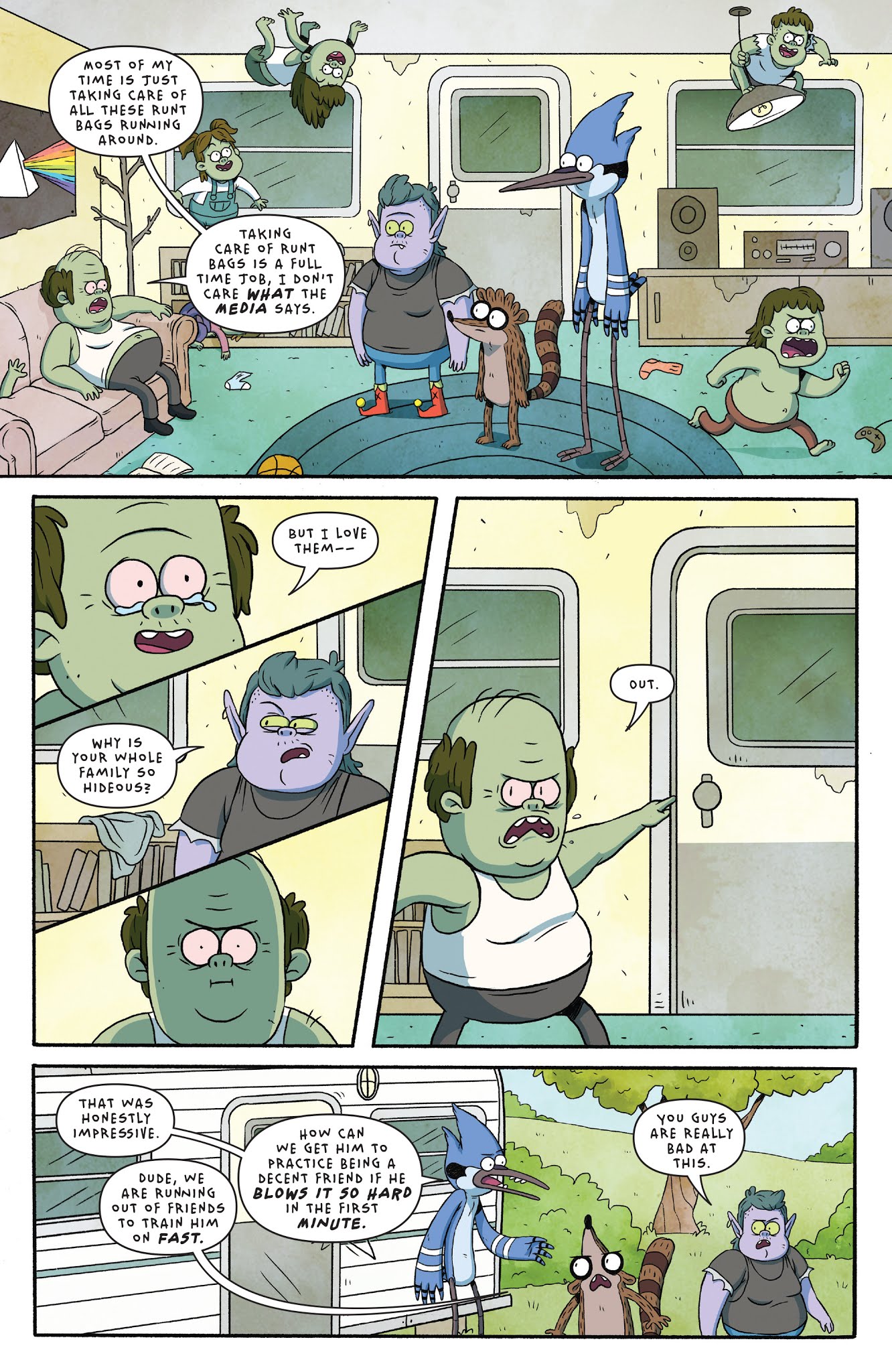 Read online Regular Show: 25 Years Later comic -  Issue #3 - 16