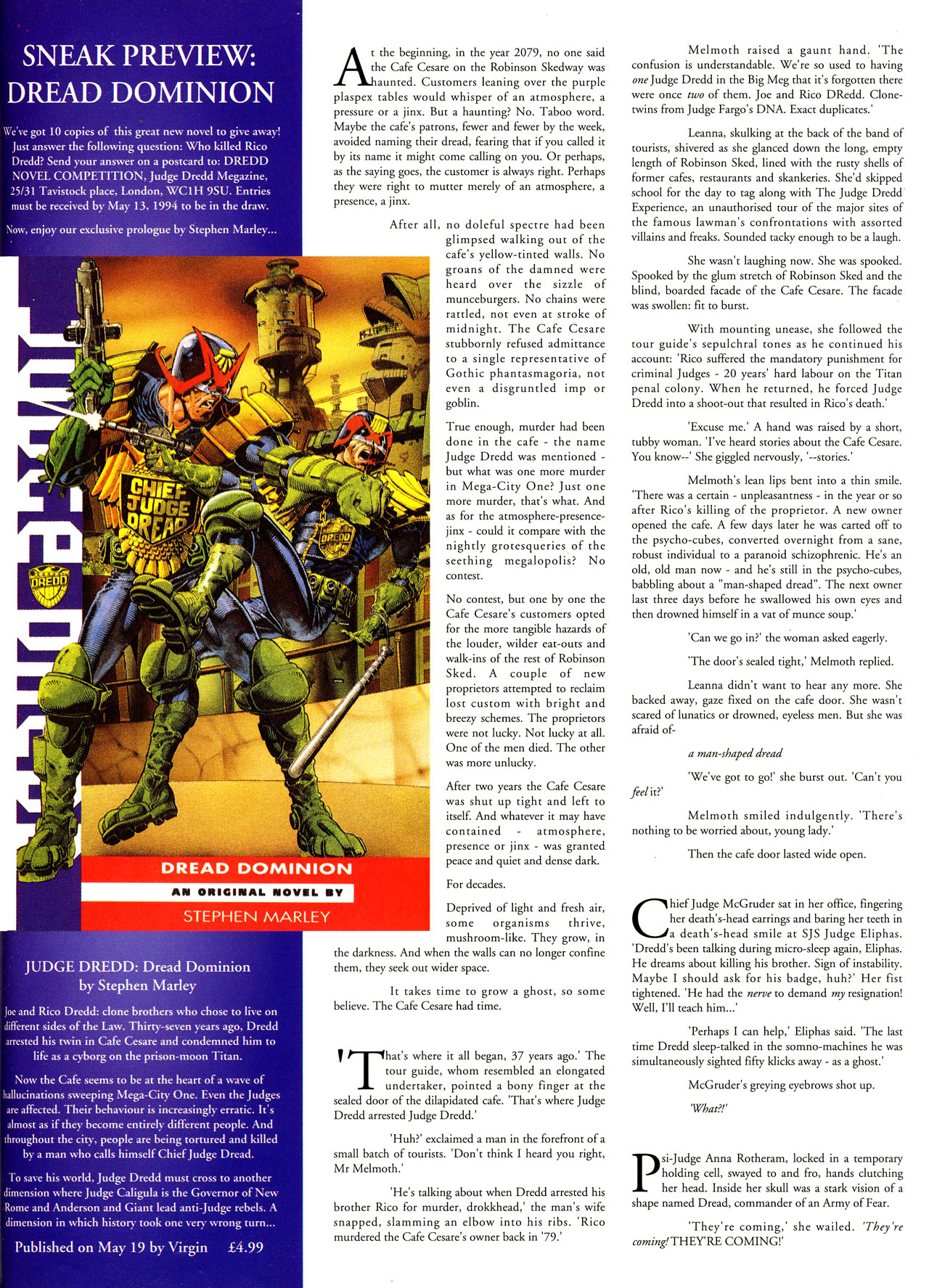 Read online Judge Dredd: The Megazine (vol. 2) comic -  Issue #53 - 51