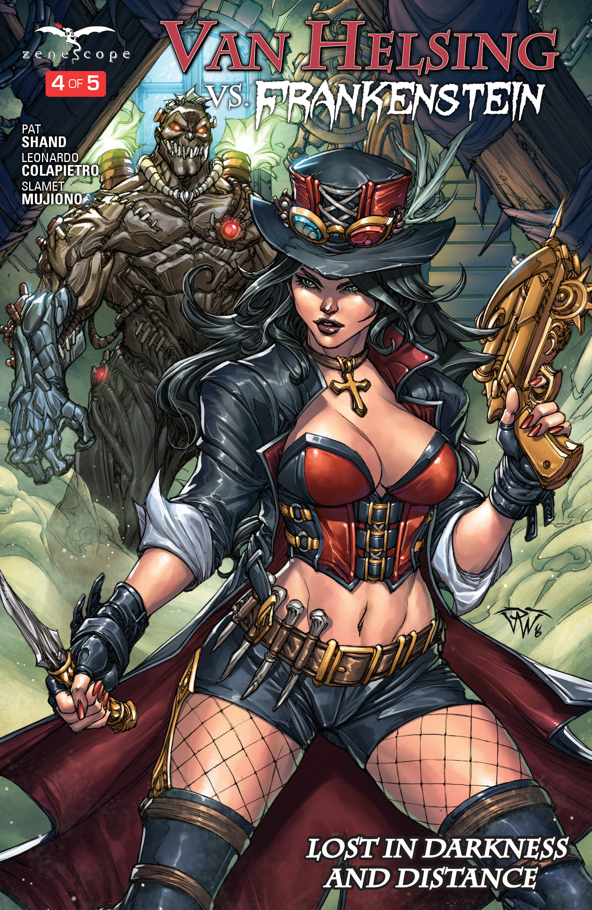 Read online Van Helsing vs Frankenstein comic -  Issue #4 - 1