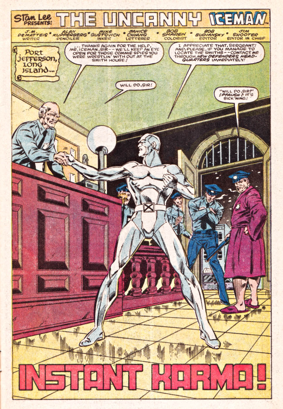 Read online Iceman (1984) comic -  Issue #2 - 4