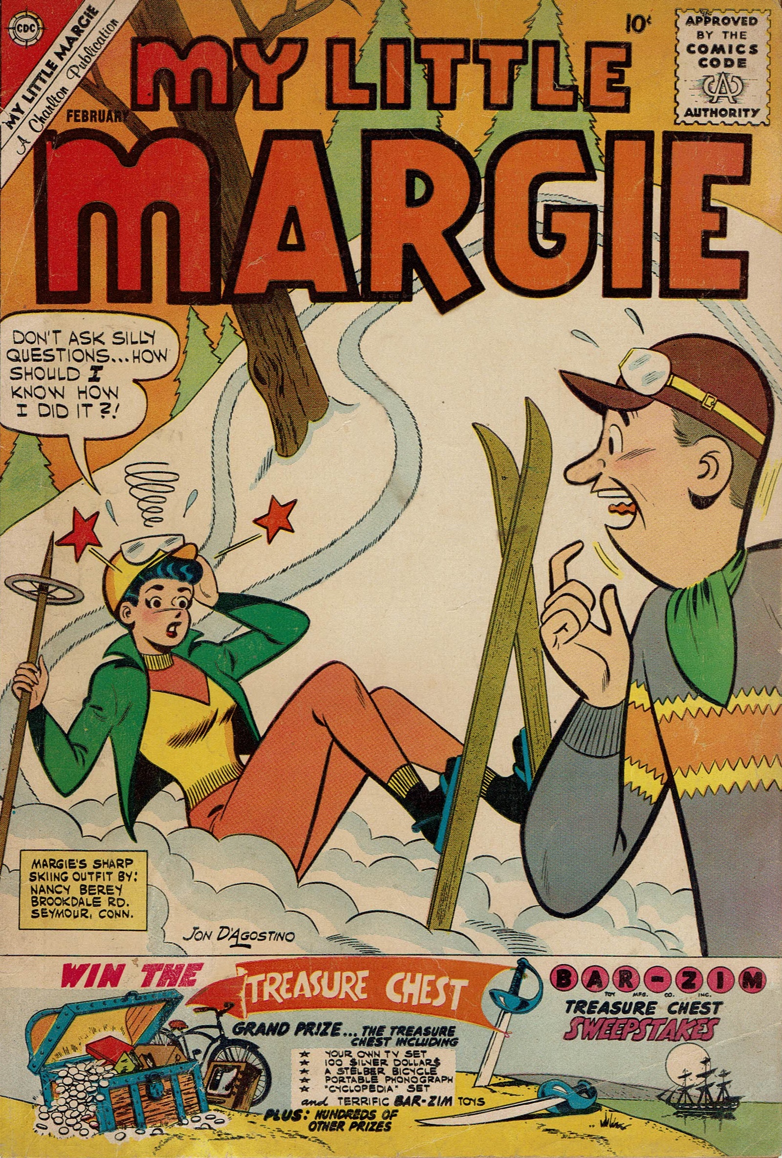 Read online My Little Margie (1954) comic -  Issue #34 - 1