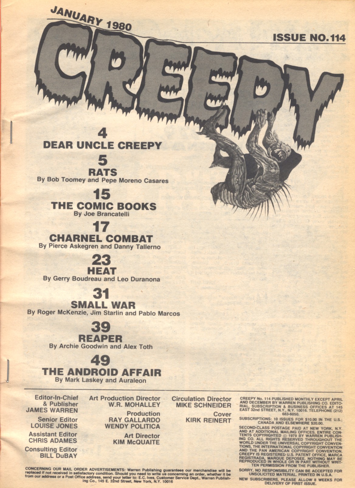 Read online Creepy (1964) comic -  Issue #114 - 3