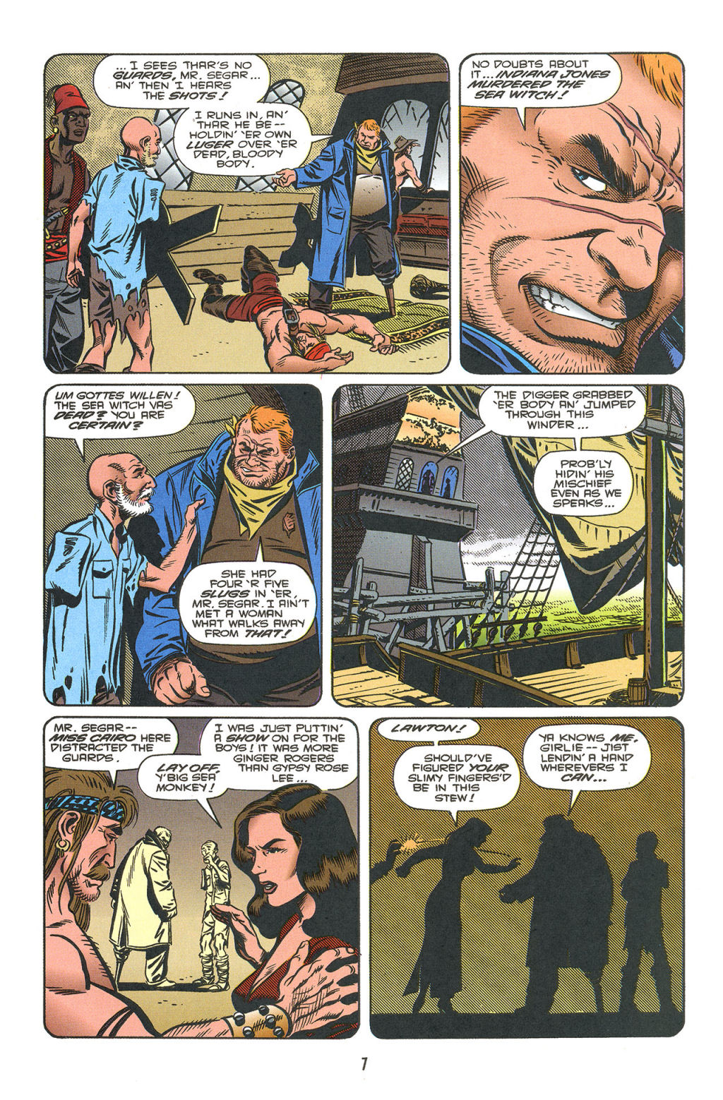 Read online Indiana Jones and the Sargasso Pirates comic -  Issue #3 - 9