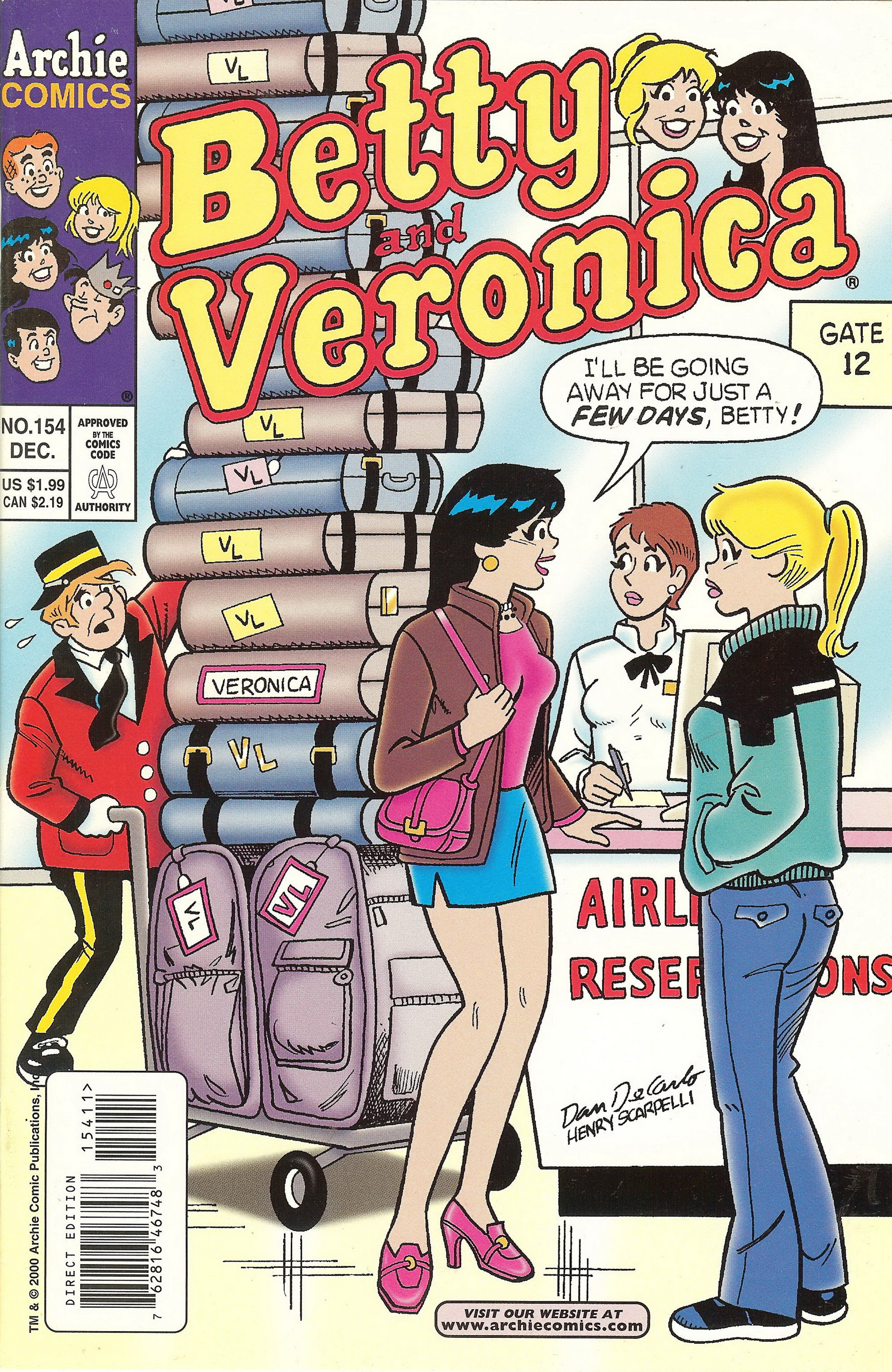 Read online Betty and Veronica (1987) comic -  Issue #154 - 1