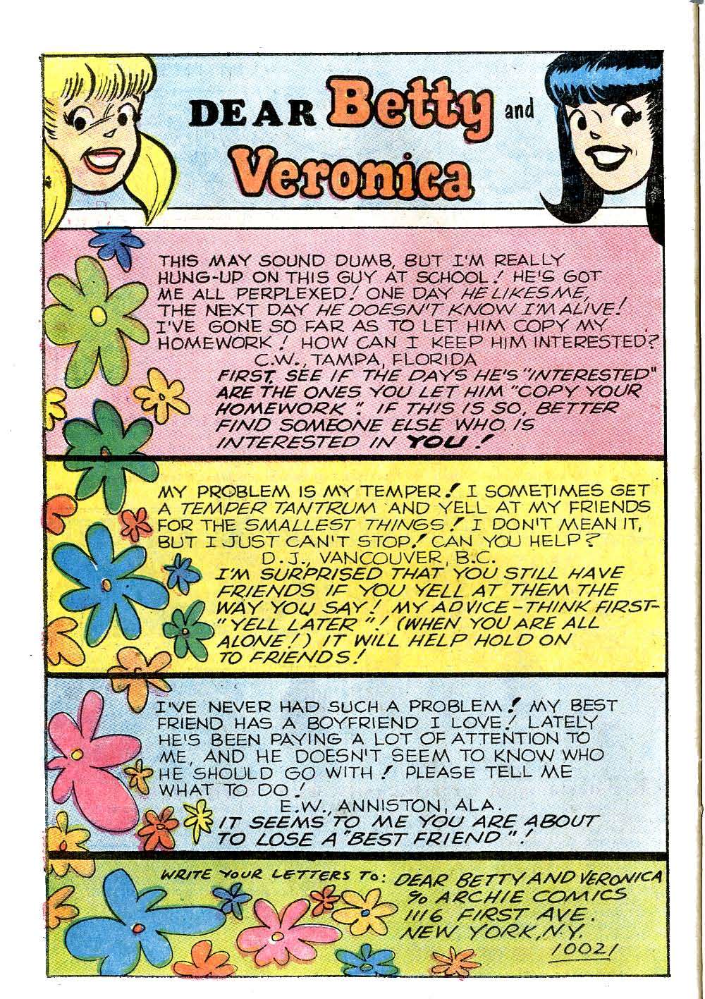 Read online Archie's Girls Betty and Veronica comic -  Issue #193 - 26