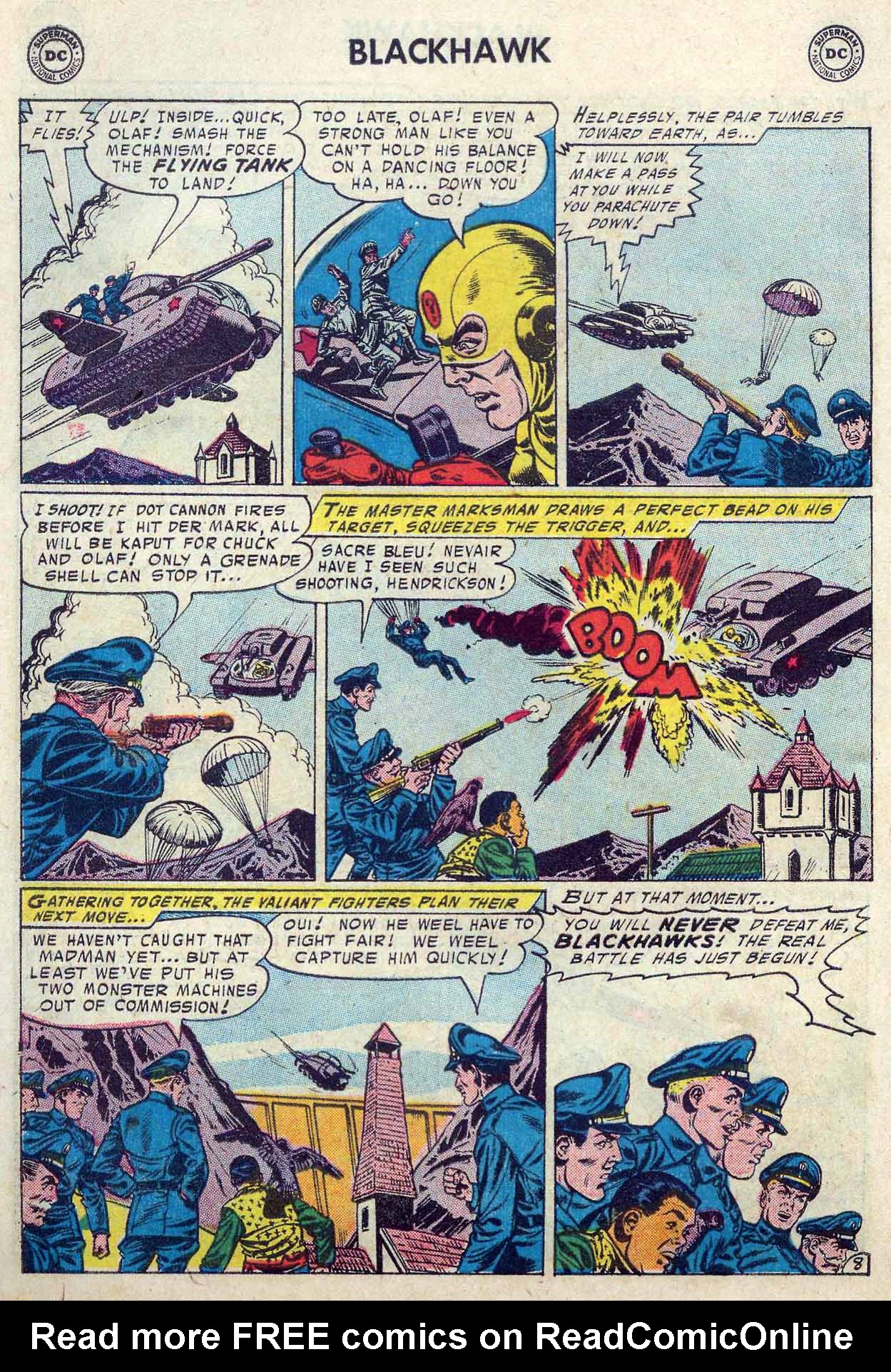 Read online Blackhawk (1957) comic -  Issue #109 - 30