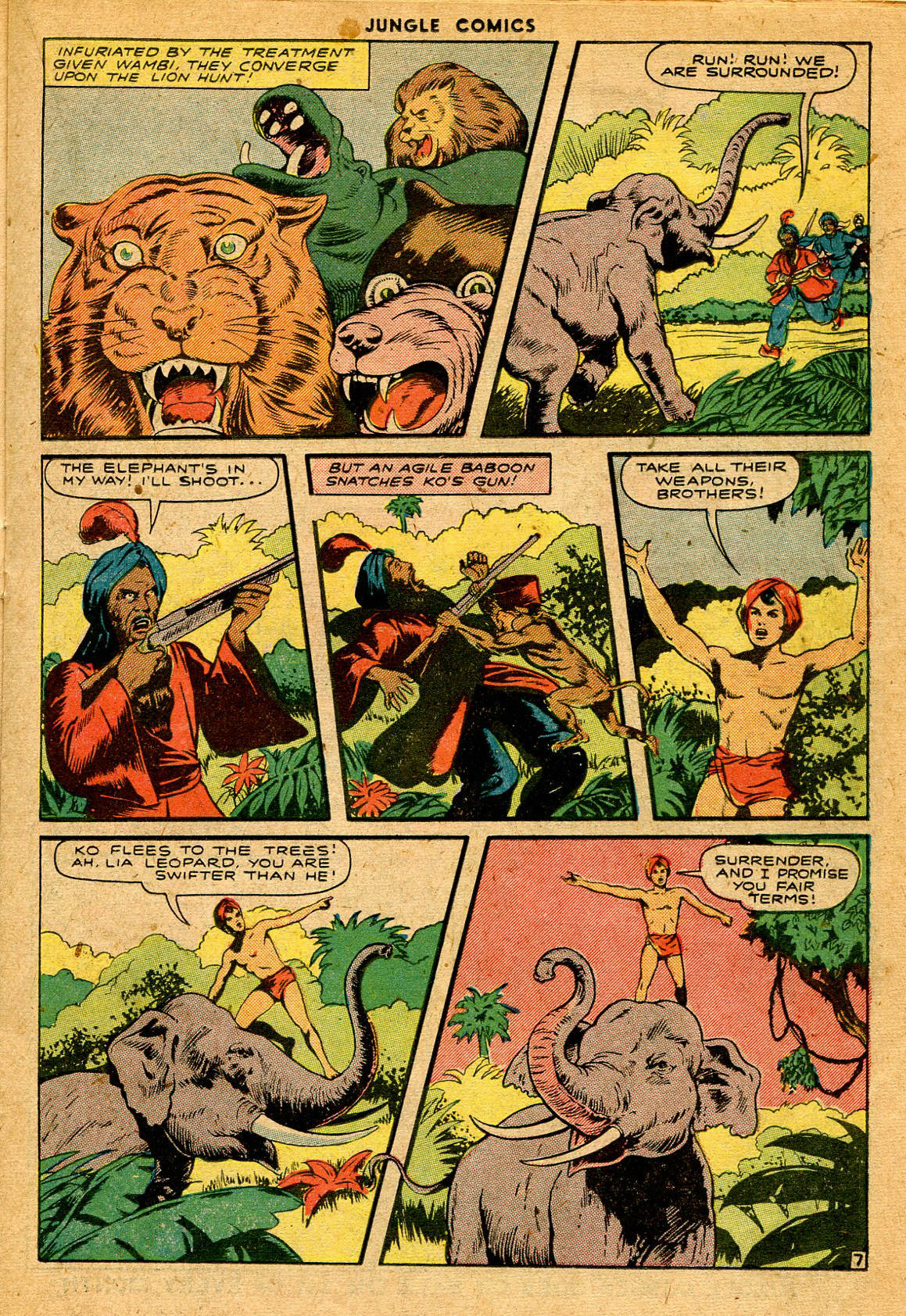 Read online Jungle Comics comic -  Issue #63 - 22