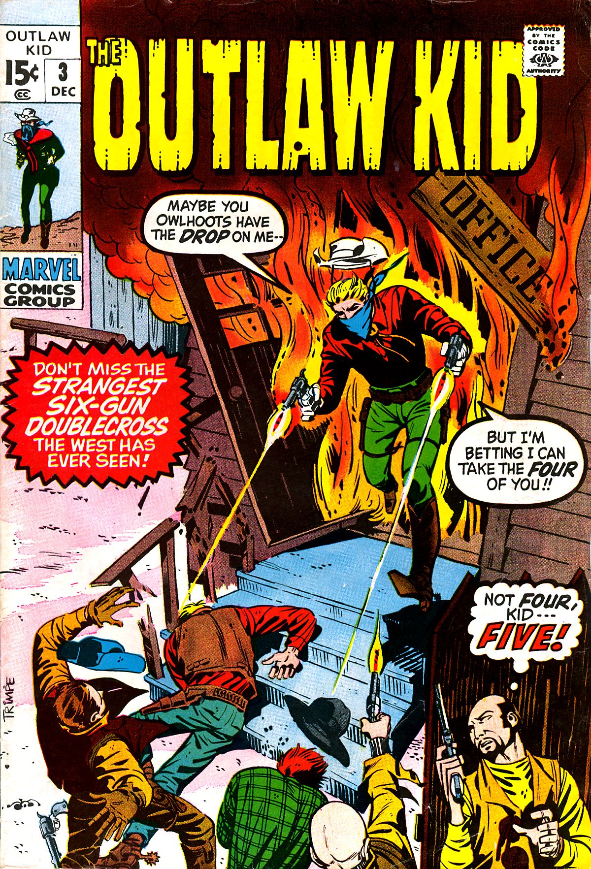 Read online The Outlaw Kid (1970) comic -  Issue #3 - 1