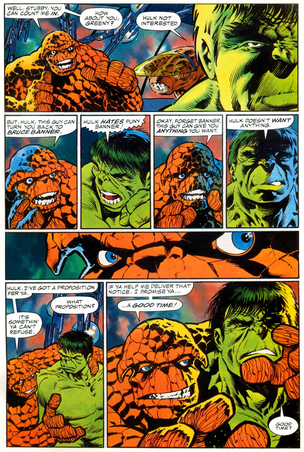 Read online Marvel Graphic Novel comic -  Issue #29 - Hulk & Thing - The Big Change - 20