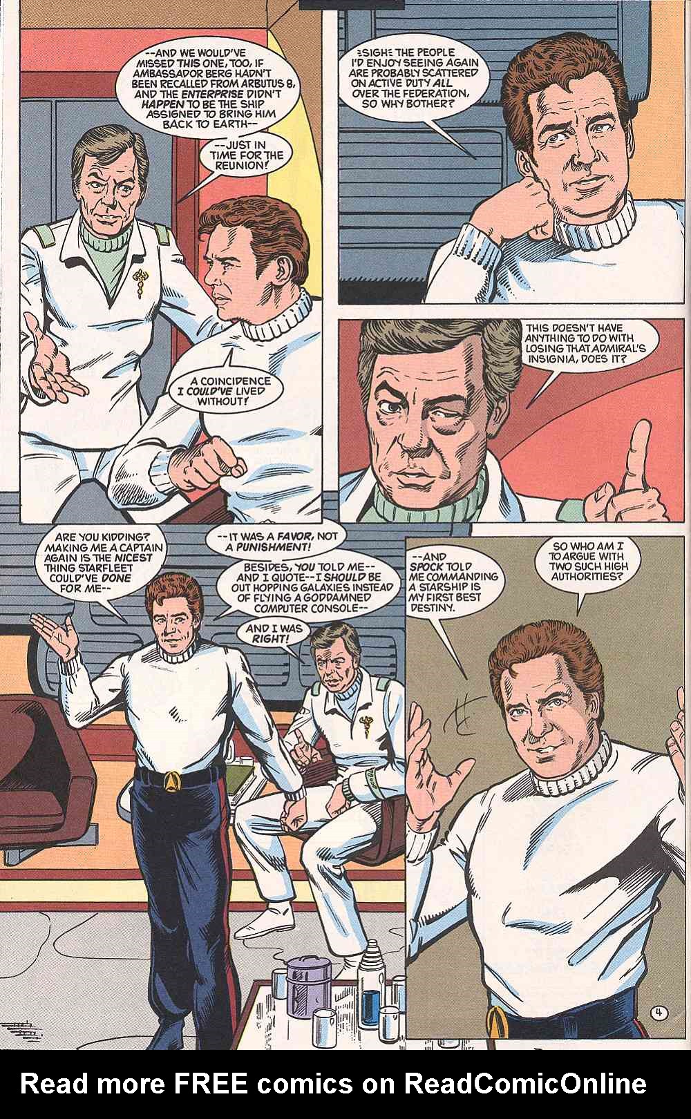 Read online Star Trek (1989) comic -  Issue #25 - 4