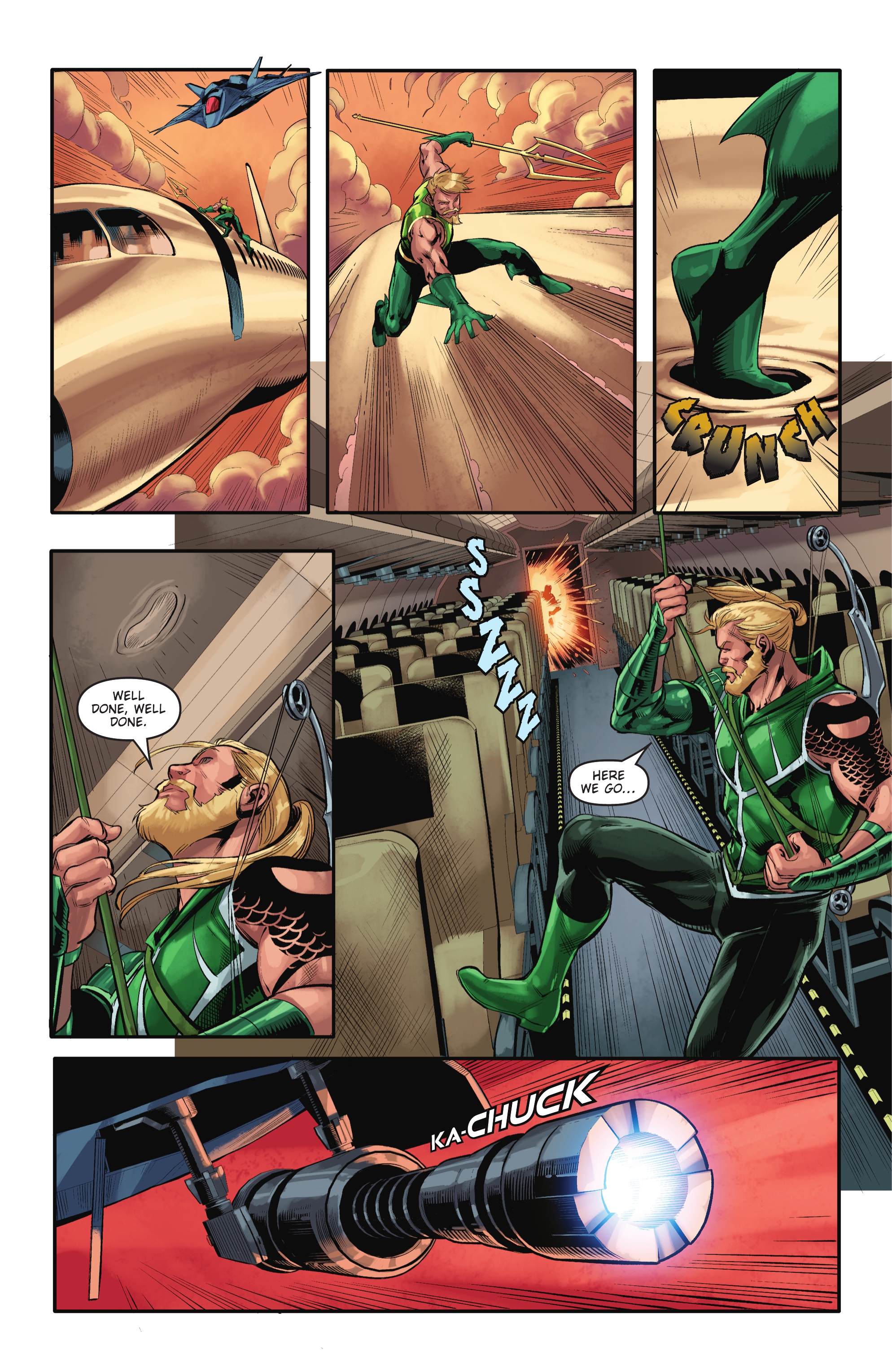 Read online Aquaman/Green Arrow - Deep Target comic -  Issue #2 - 9