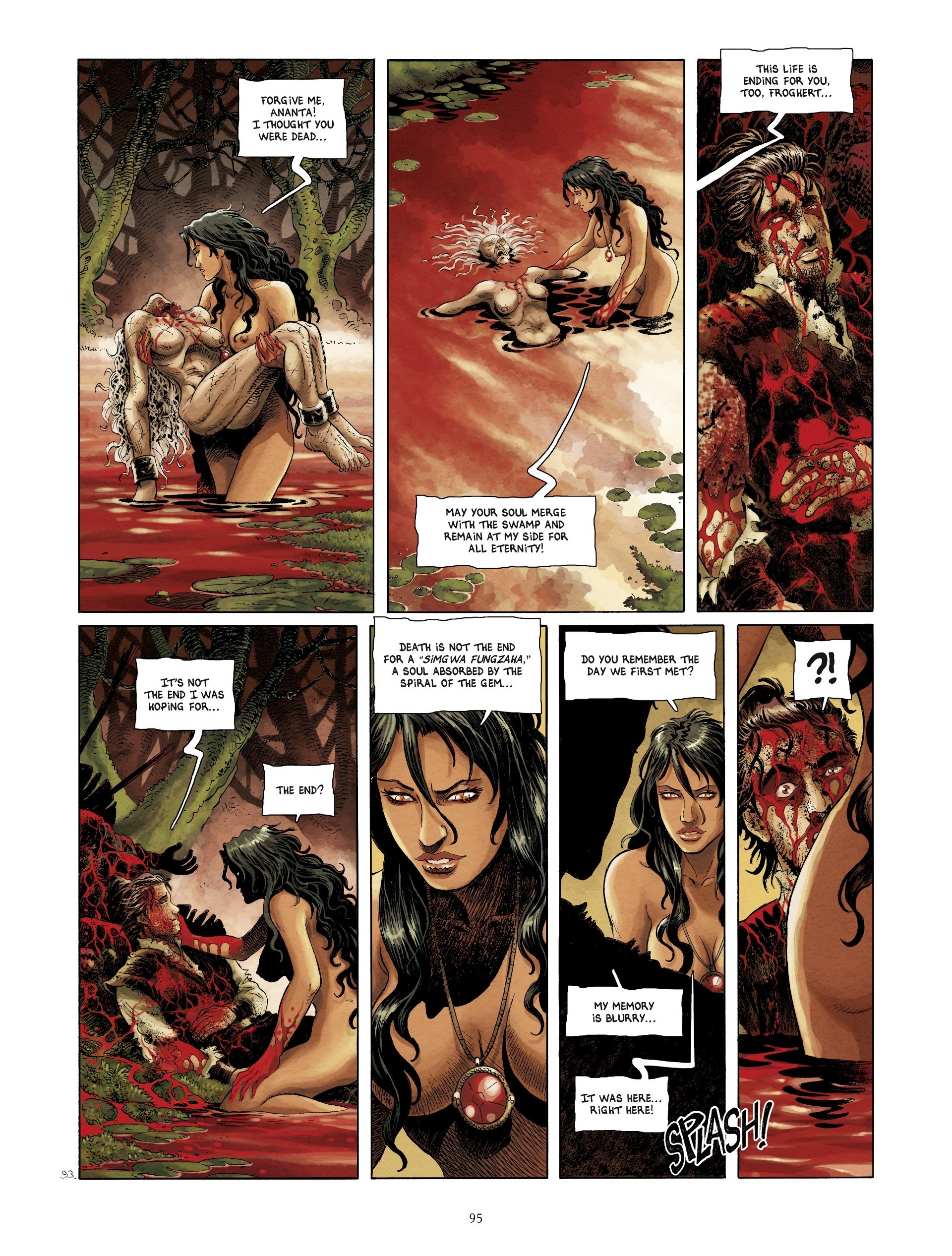 Read online Layla: A Tale of the Scarlet Swamp comic -  Issue # TPB - 97