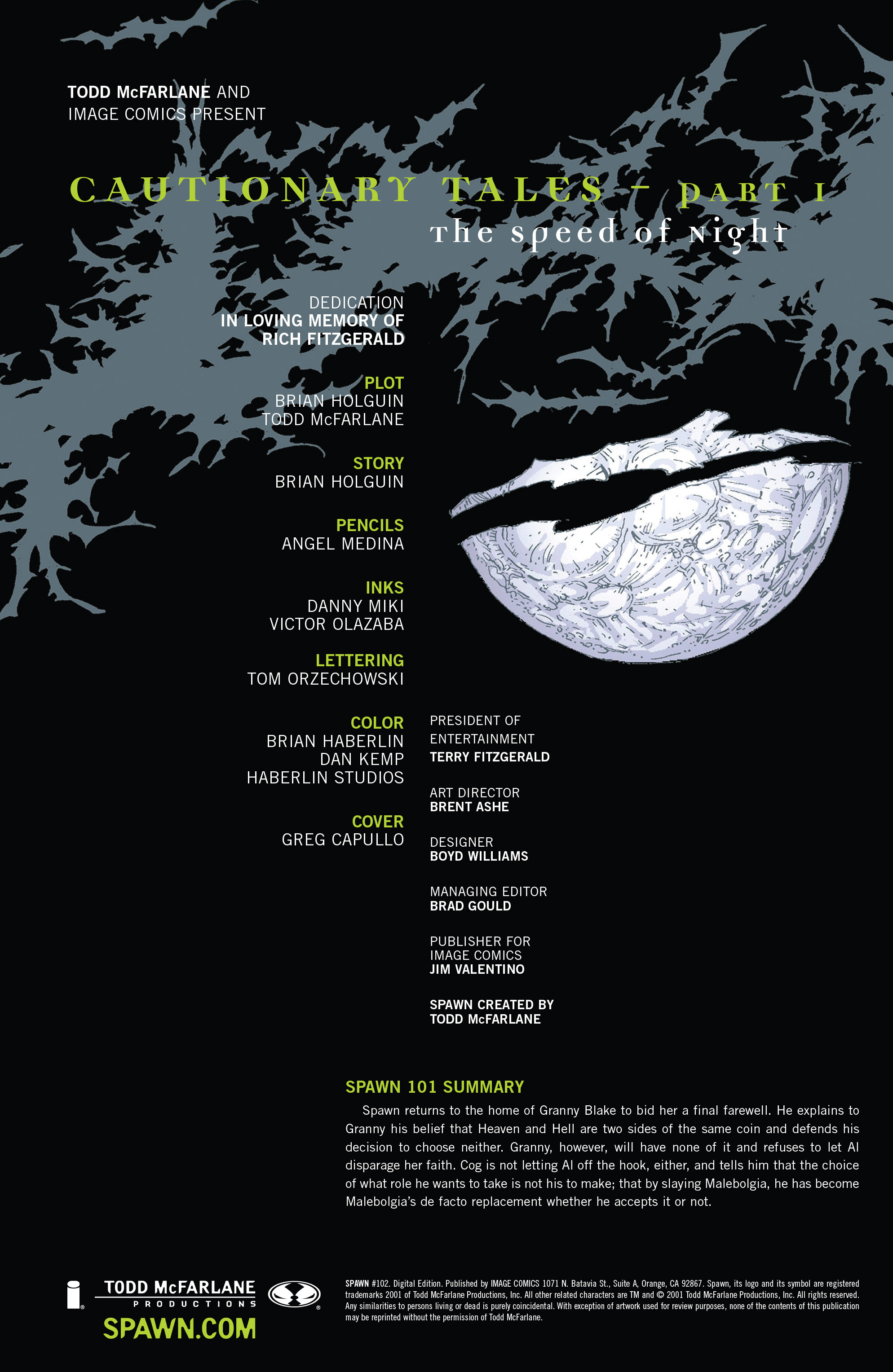 Read online Spawn comic -  Issue #102 - 2