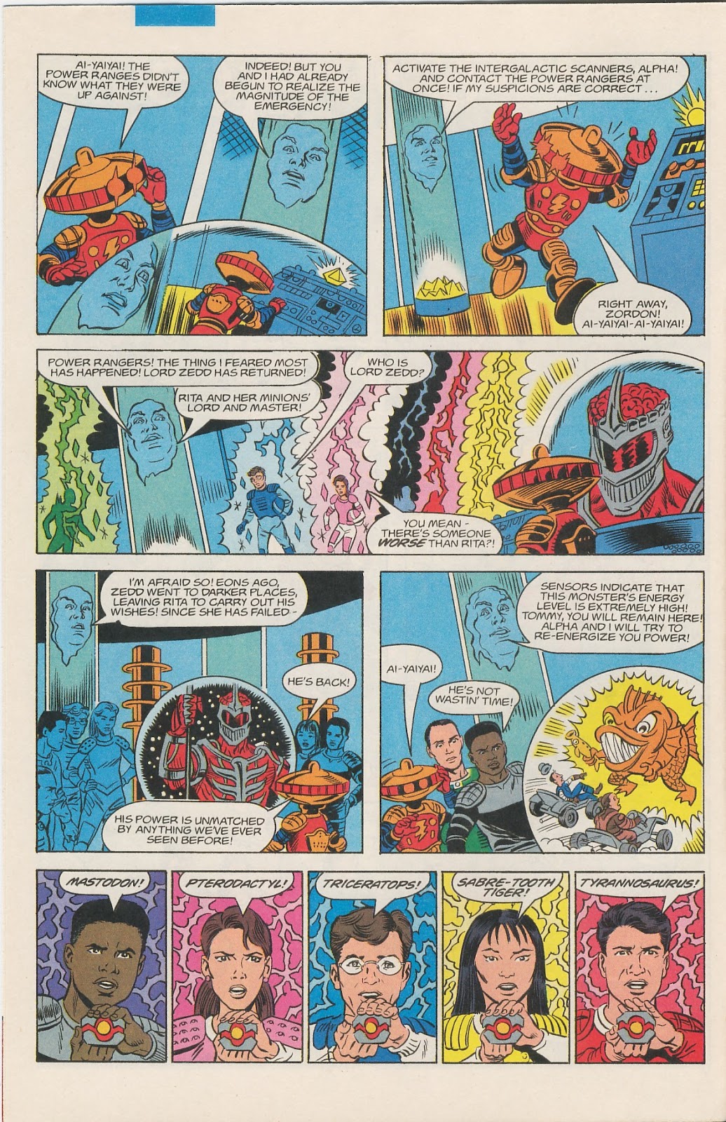 Mighty Morphin Power Rangers Saga issue 3 - Page 8