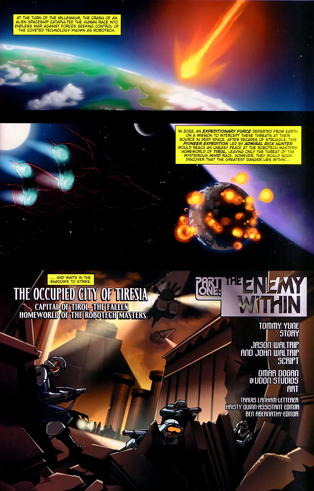 Read online Robotech: Prelude to the Shadow Chronicles comic -  Issue #1 - 2