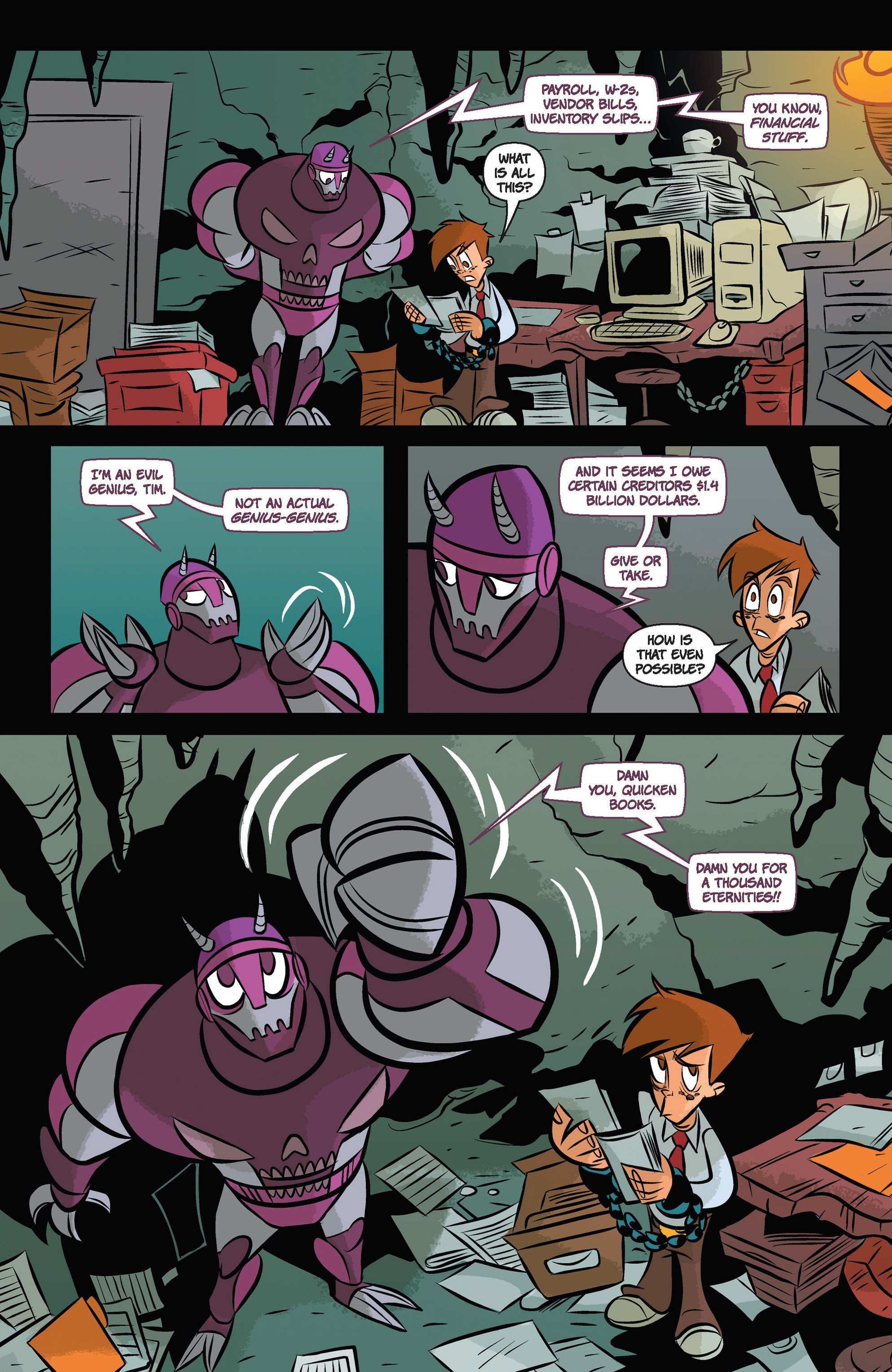 Read online Super Human Resources comic -  Issue #3 - 6