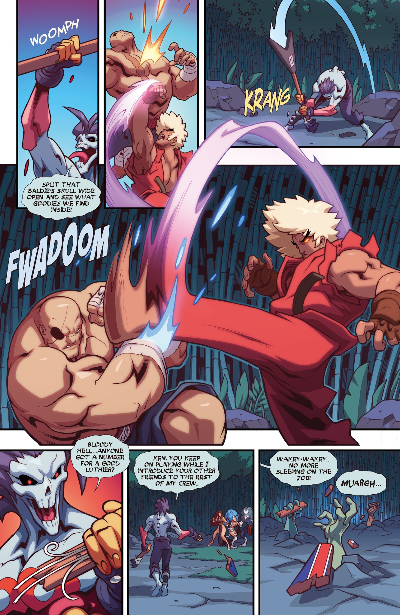 Read online Street Fighter VS Darkstalkers comic -  Issue #3 - 17