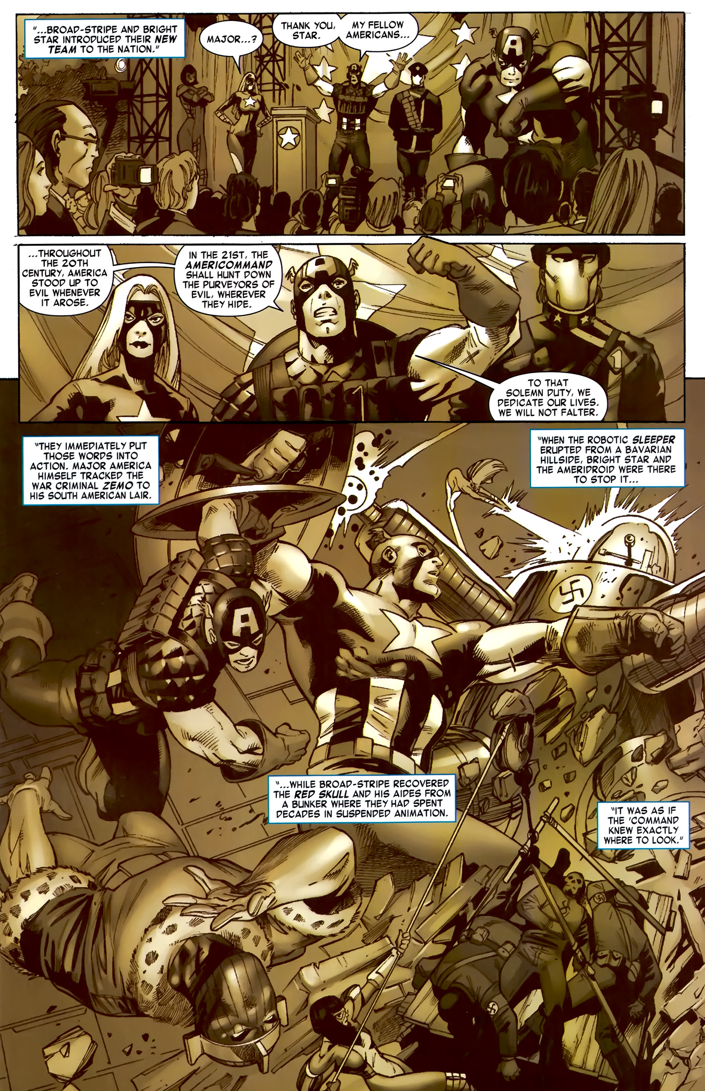 Read online Captain America Corps comic -  Issue #3 - 7