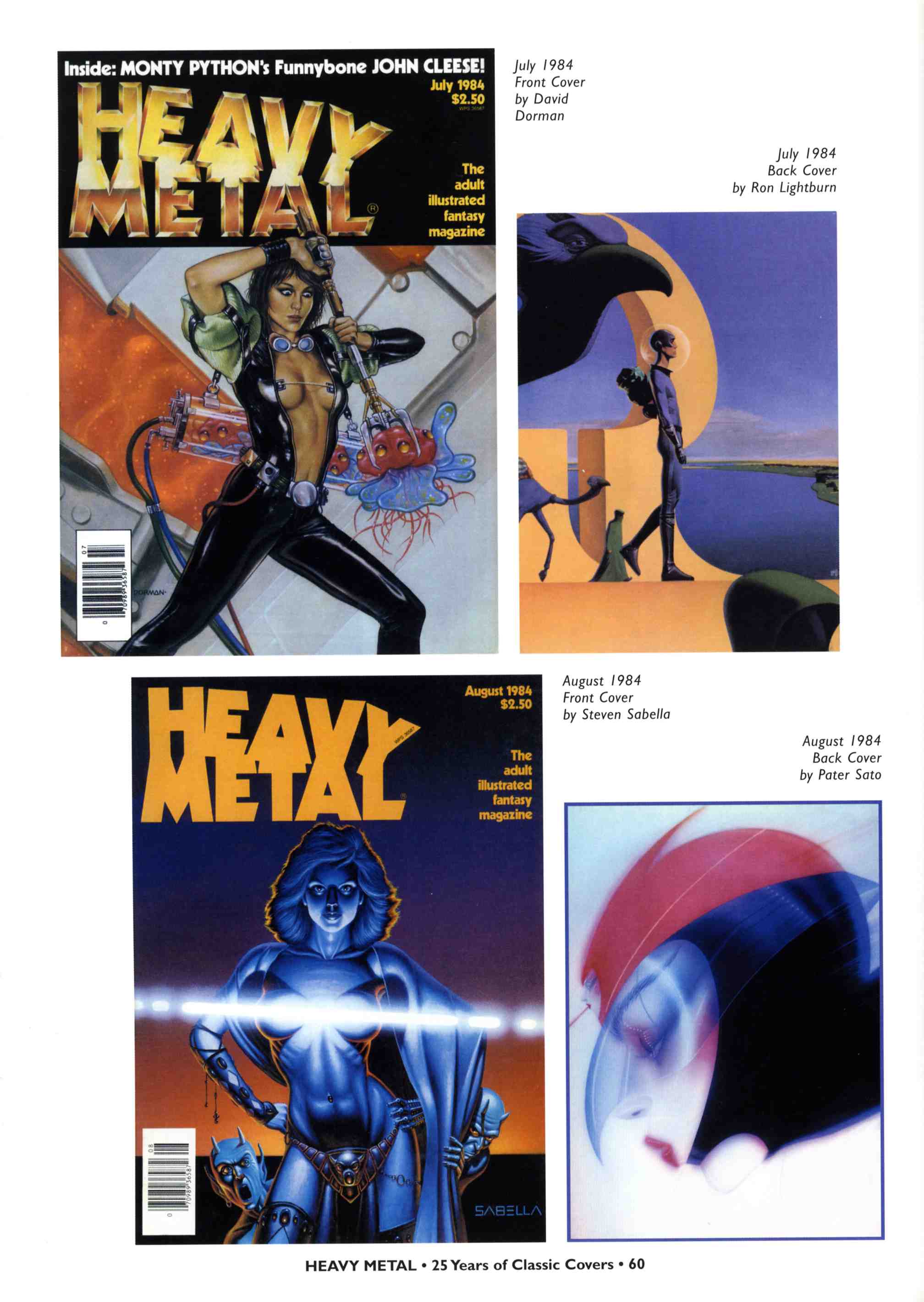 Read online Heavy Metal: 25 Years of Classic Covers comic -  Issue # TPB - 66