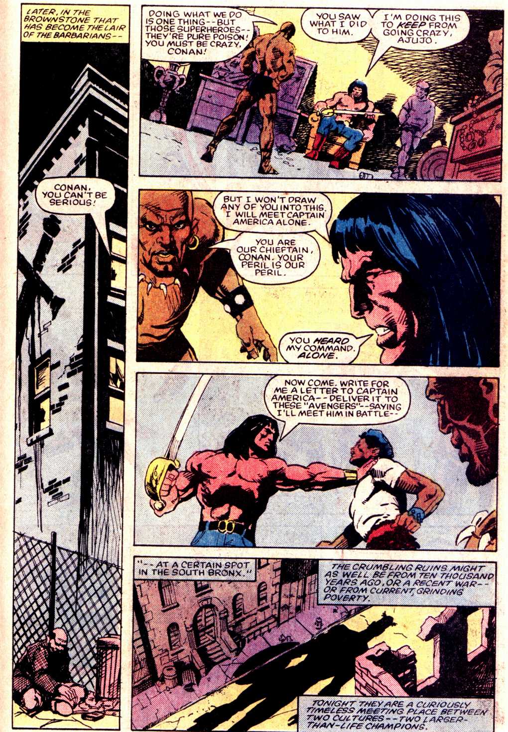 What If? (1977) issue 43 - Conan the Barbarian were stranded in the 20th century - Page 26