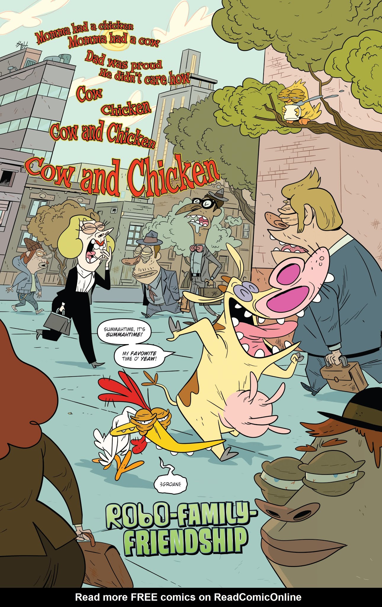 Read online Super Secret Crisis War!  Cow and Chicken comic -  Issue # Full - 4
