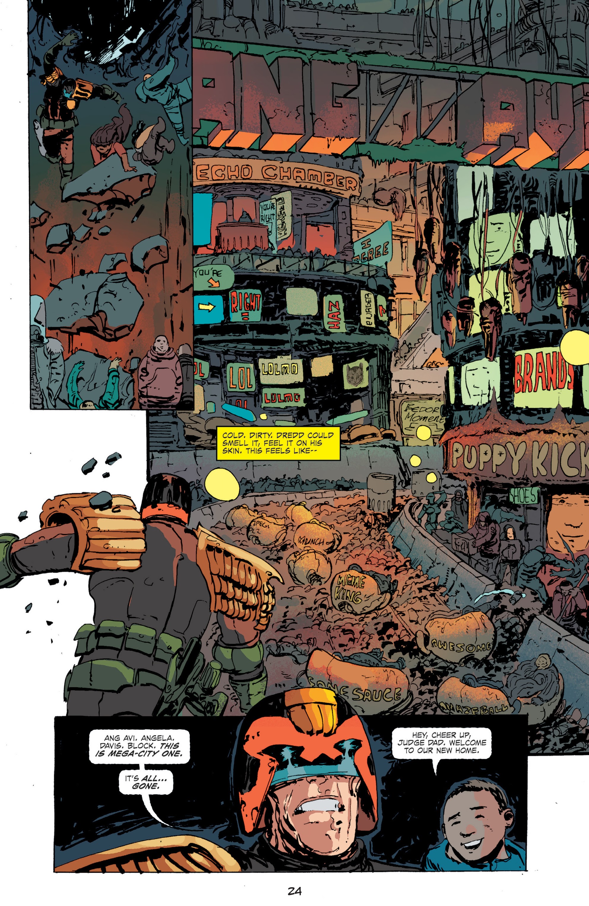 Read online Judge Dredd: Mega-City Zero comic -  Issue # TPB 1 - 24