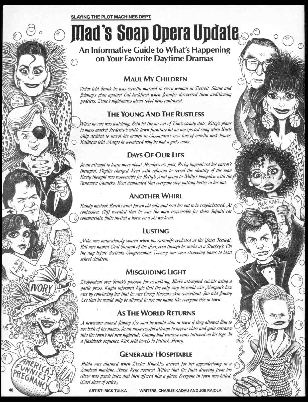 Read online MAD comic -  Issue #306 - 50