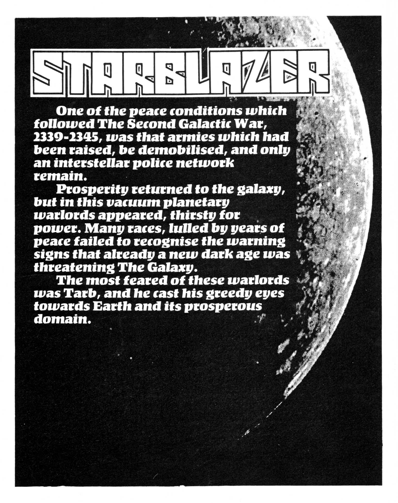 Read online Starblazer comic -  Issue #146 - 2