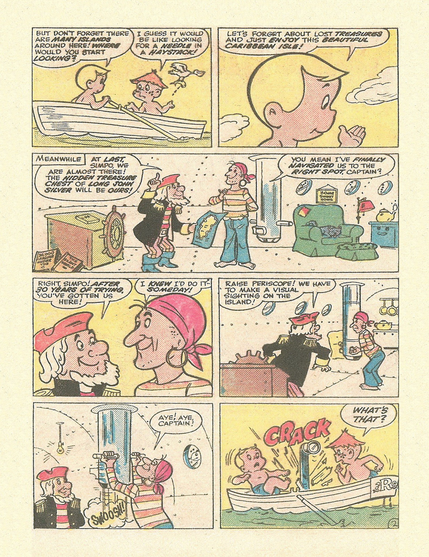 Read online Richie Rich Digest Stories comic -  Issue #13 - 64