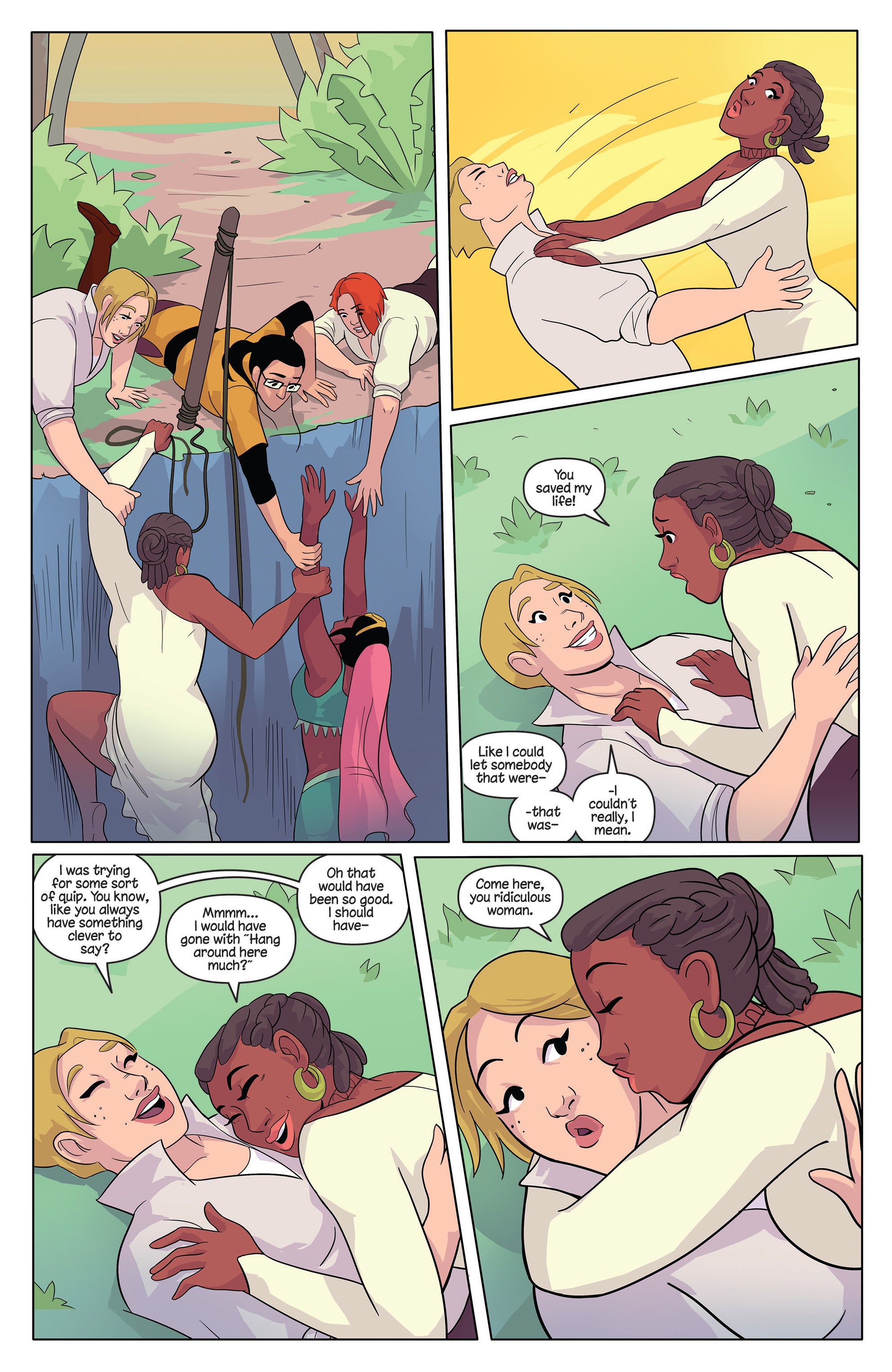 Read online Princeless Raven Year Two: Love and Revenge comic -  Issue # _TPB Assault On Golden Rock - 121