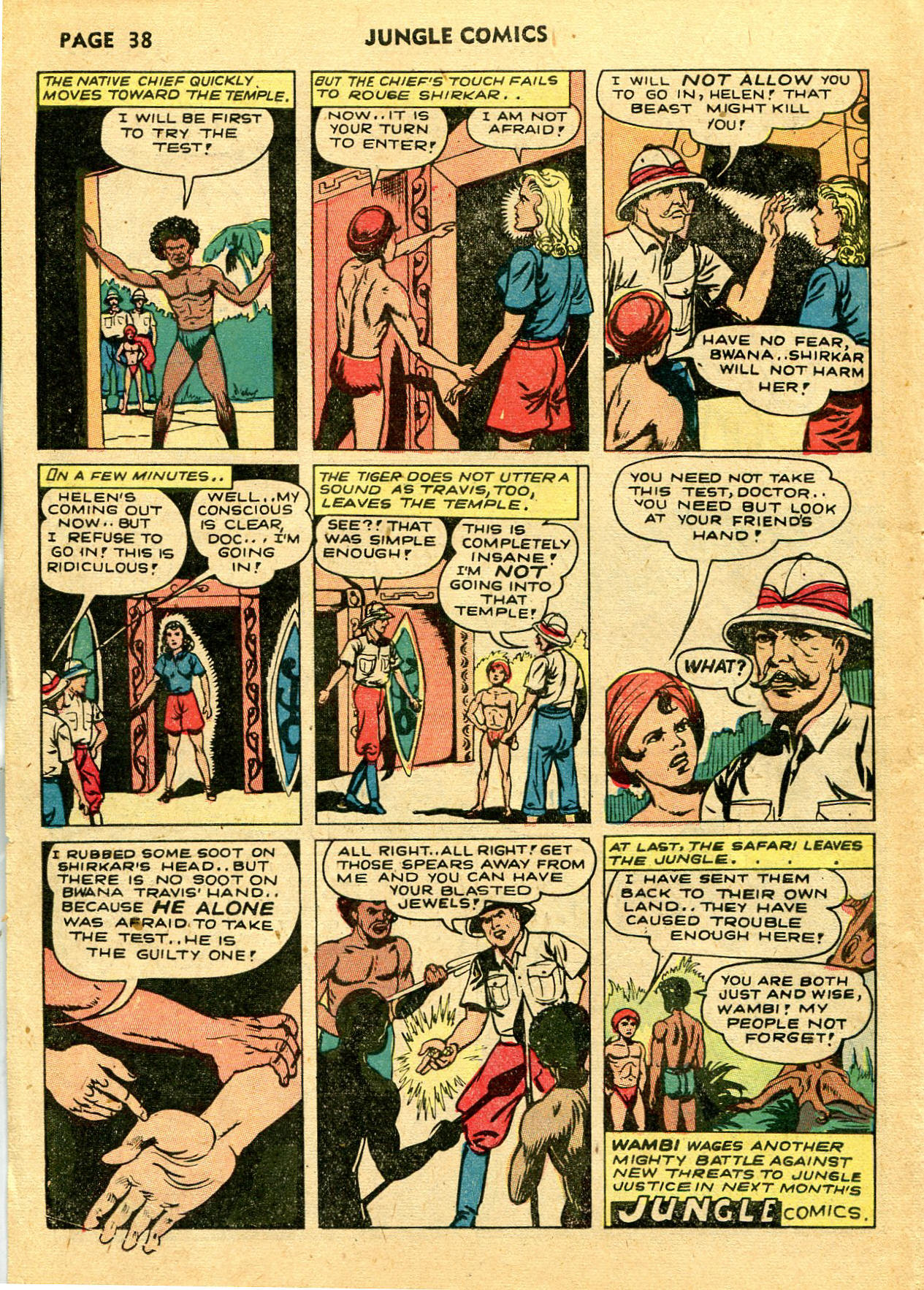 Read online Jungle Comics comic -  Issue #39 - 40