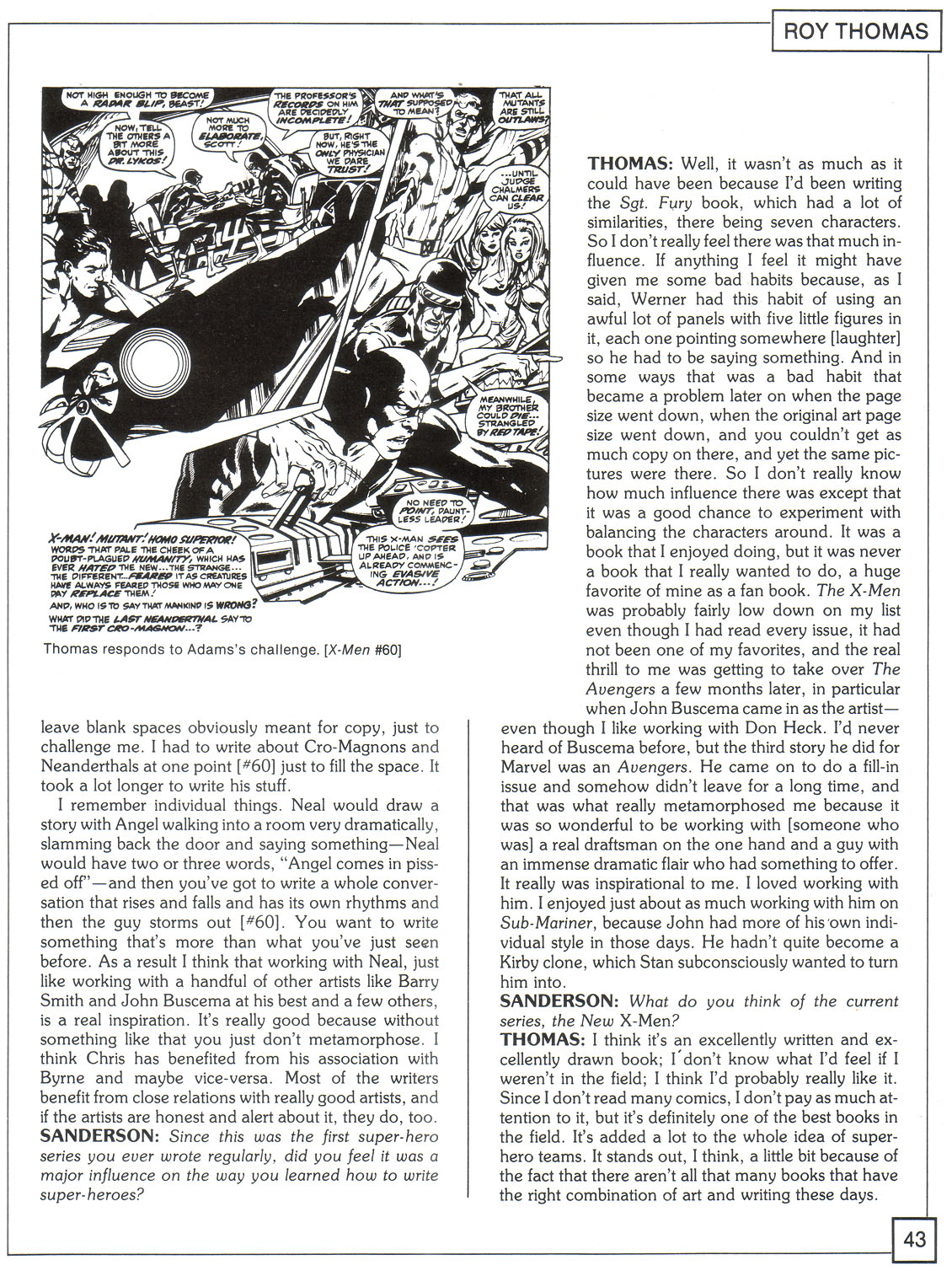 Read online The X-Men Companion comic -  Issue #1 - 43