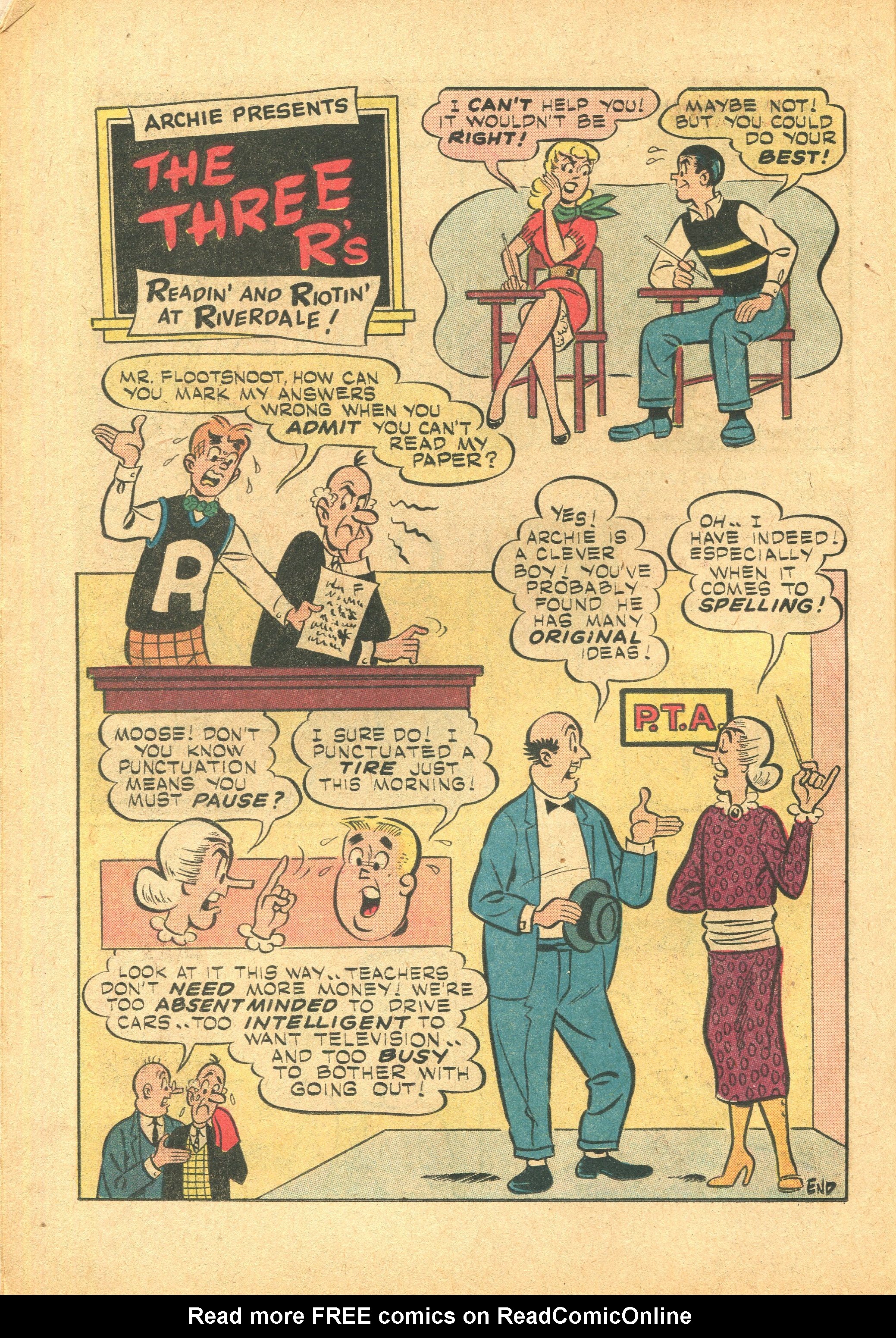 Read online Archie's Joke Book Magazine comic -  Issue #63 - 6