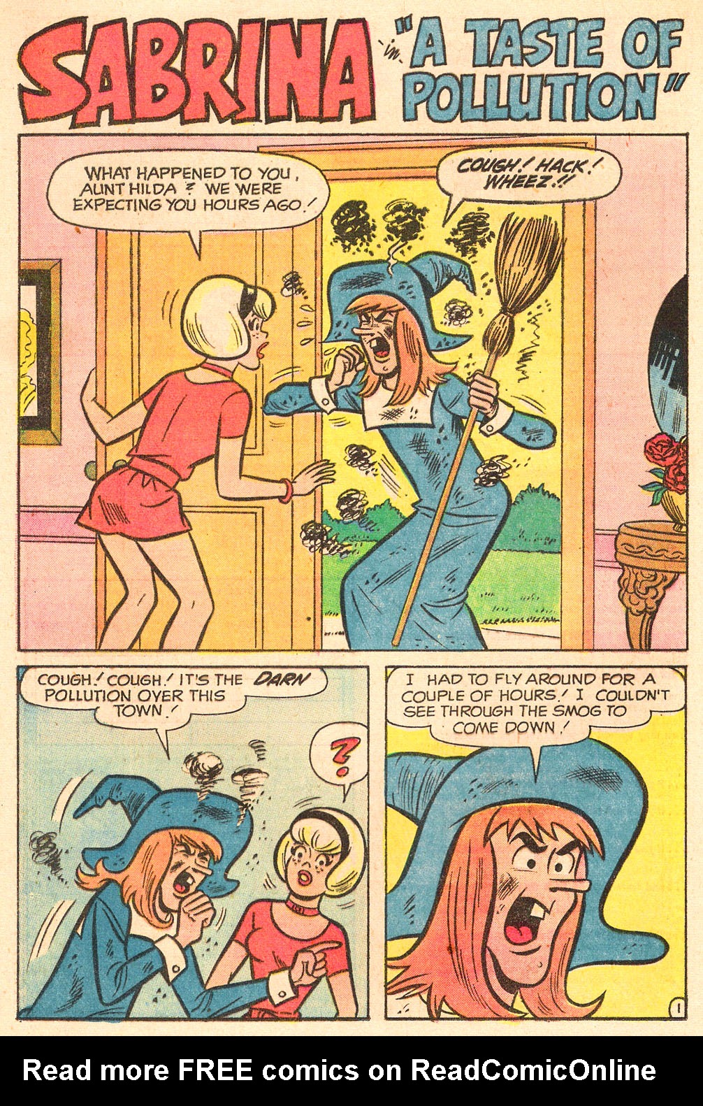 Read online Sabrina The Teenage Witch (1971) comic -  Issue #7 - 22