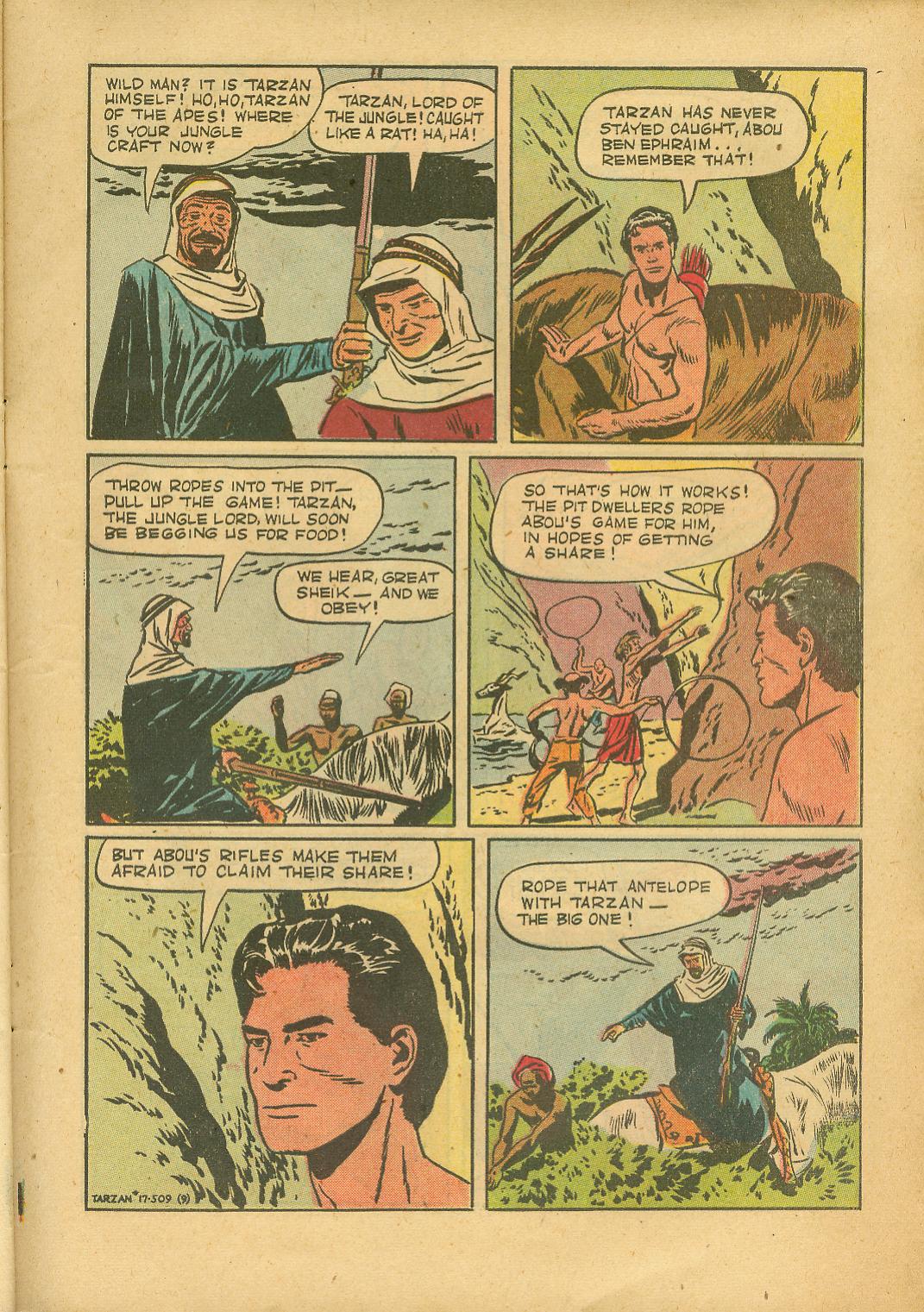 Read online Tarzan (1948) comic -  Issue #17 - 11