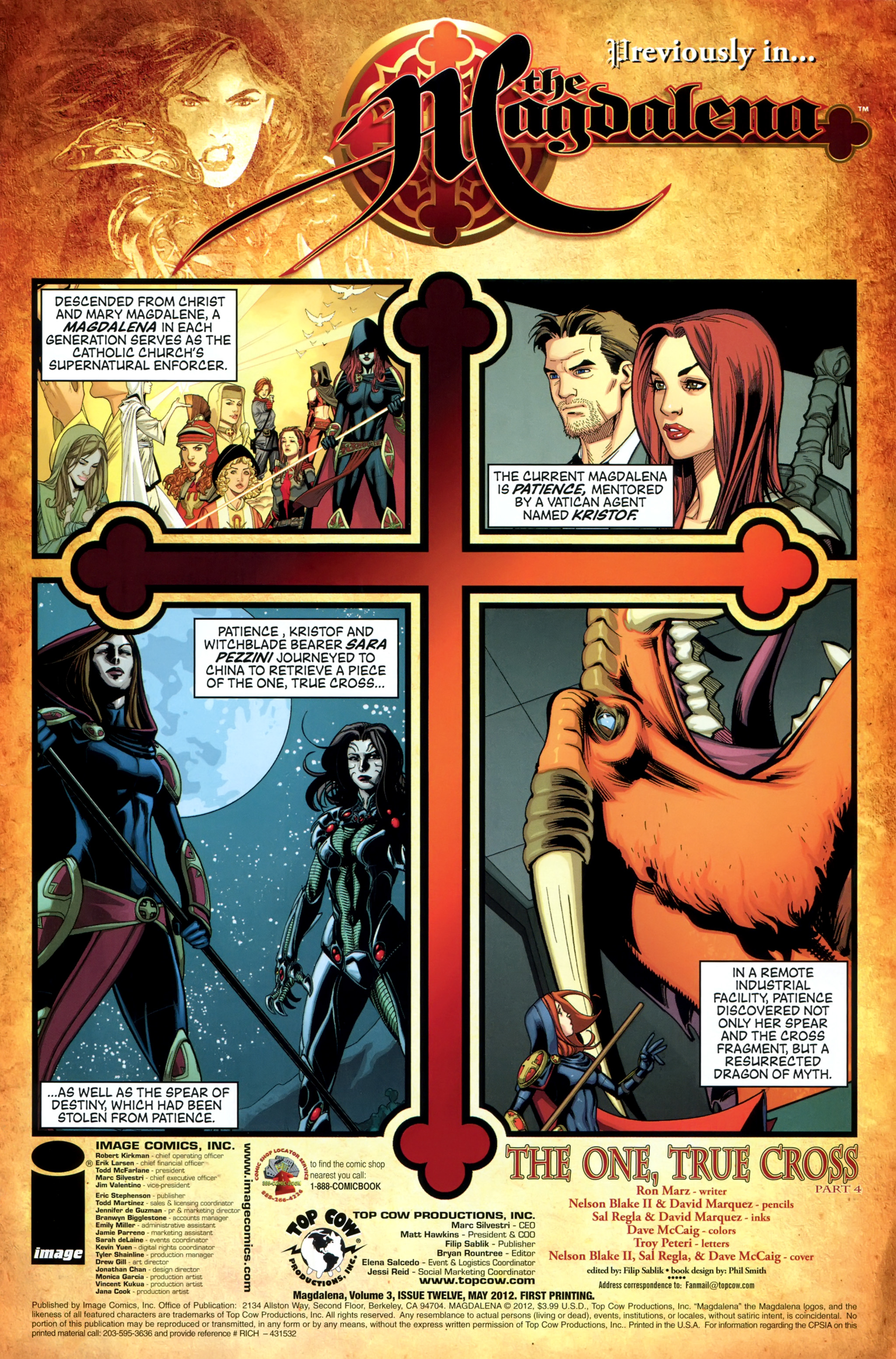 Read online The Magdalena (2010) comic -  Issue #12 - 2